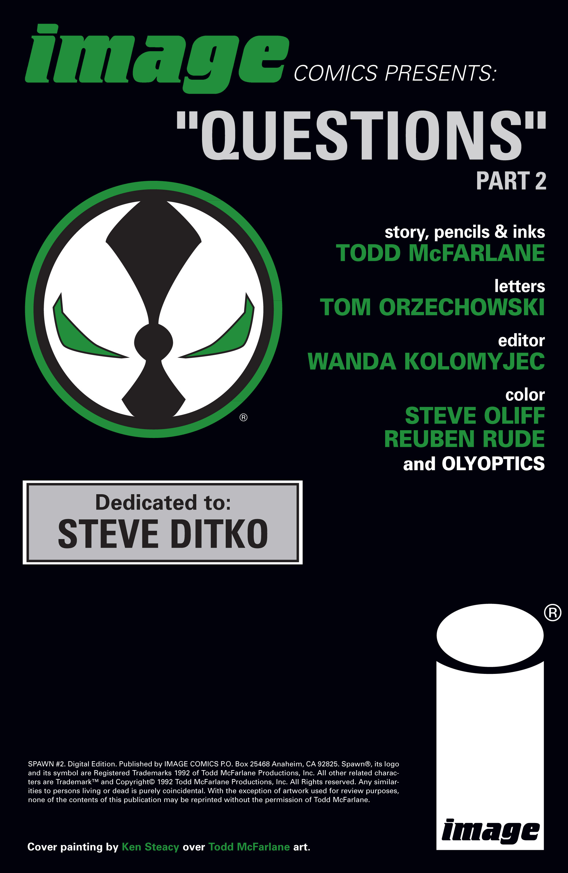 Read online Spawn comic -  Issue #2 - 2