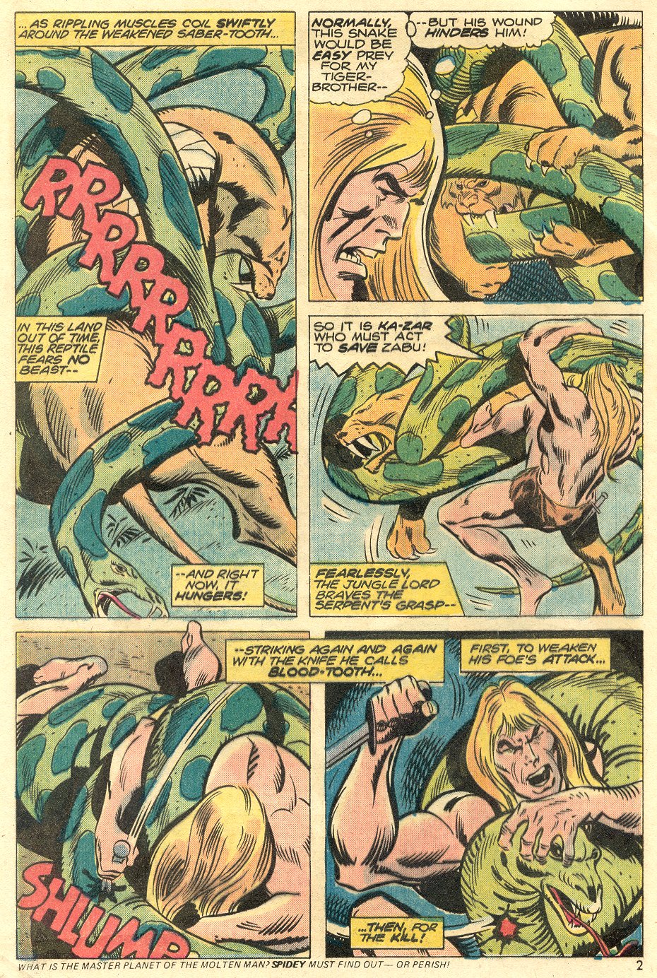 Read online Ka-Zar comic -  Issue #3 - 3