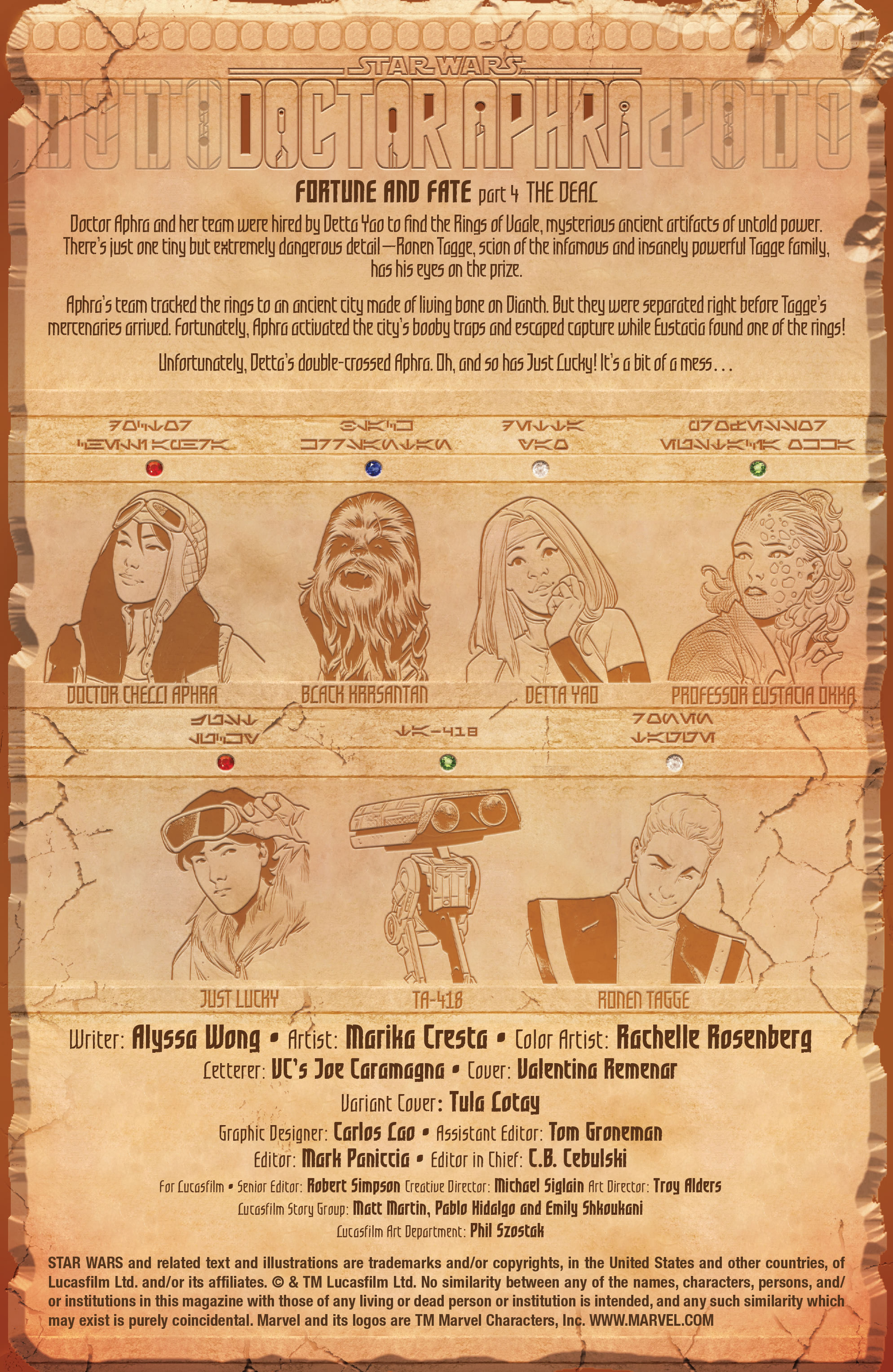 Read online Star Wars: Doctor Aphra comic -  Issue #4 - 2