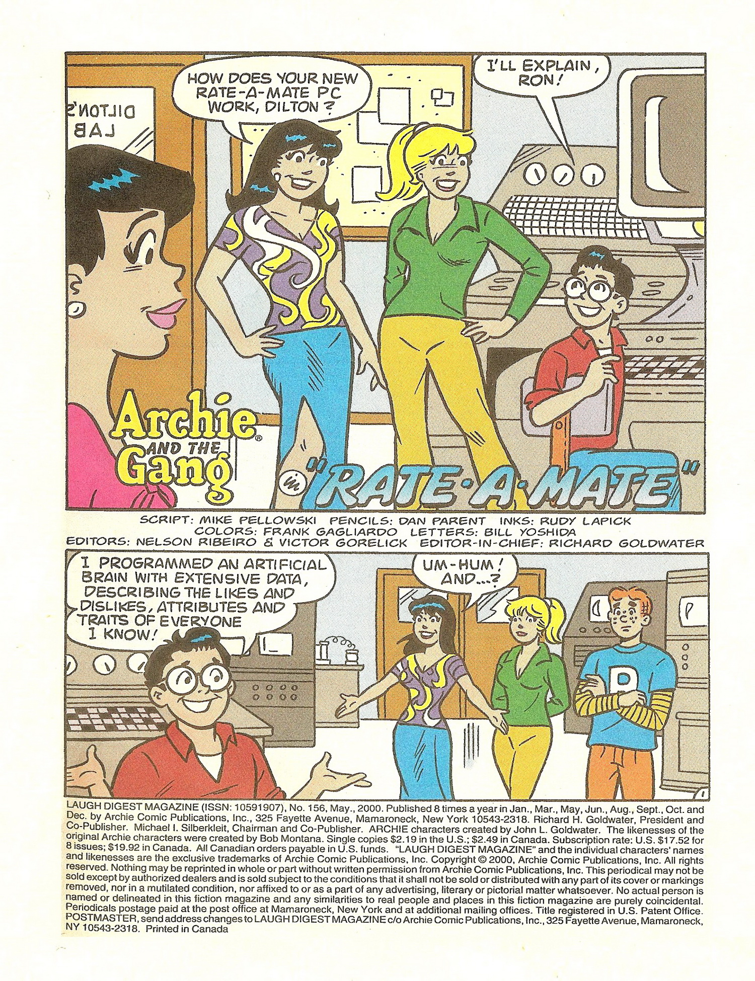 Read online Laugh Comics Digest comic -  Issue #156 - 3