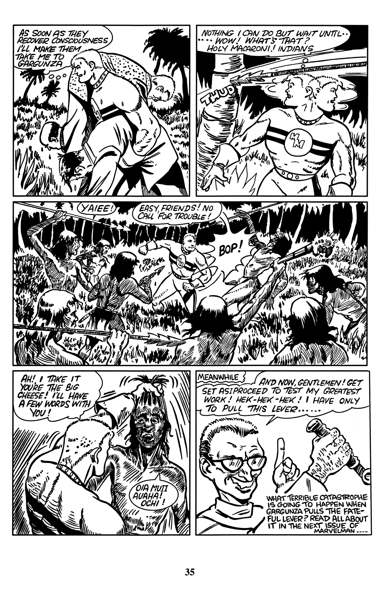 Read online Marvelman Family's Finest comic -  Issue #3 - 38