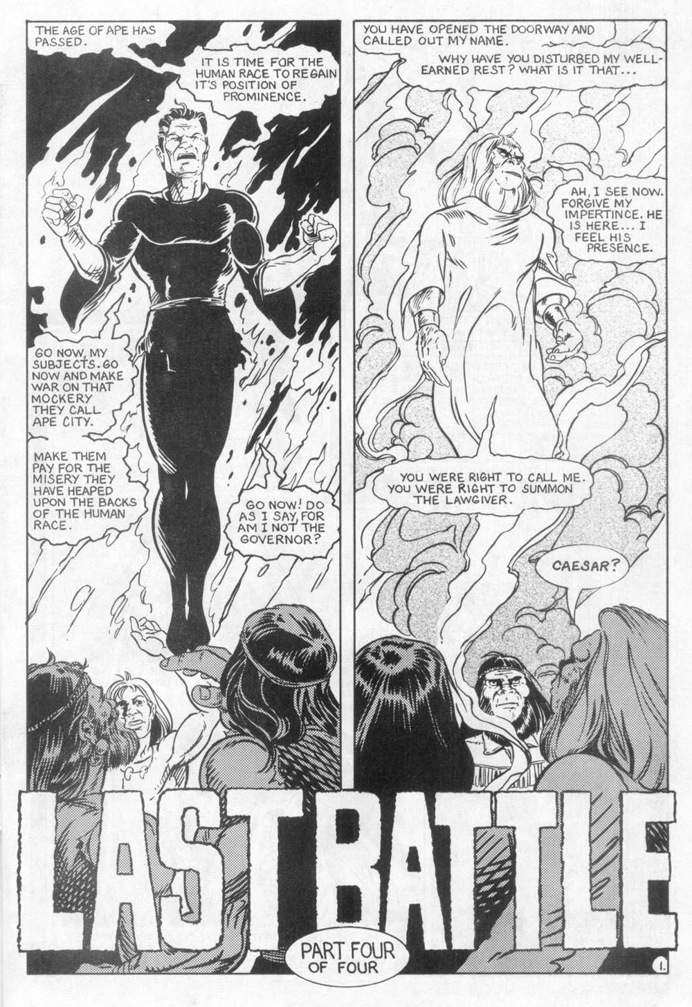 Read online Planet of the Apes (1990) comic -  Issue #24 - 3
