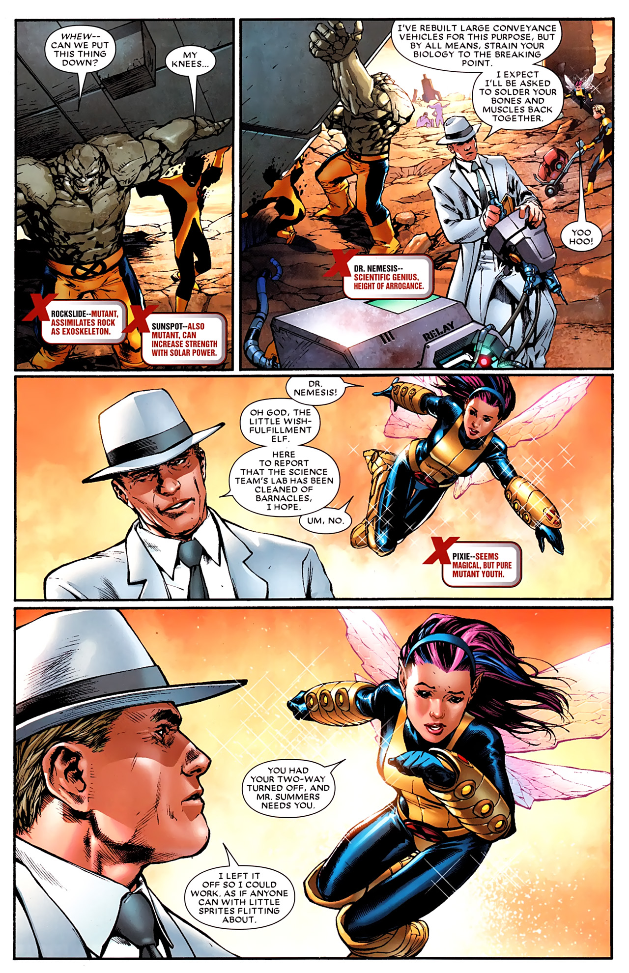 Read online X-Men Vs. Agents Of Atlas comic -  Issue #1 - 5