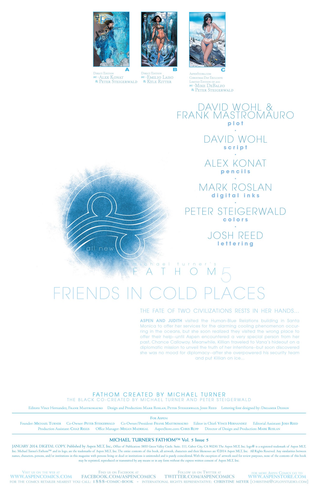 Read online Michael Turner's Fathom (2013) comic -  Issue #5 - 3