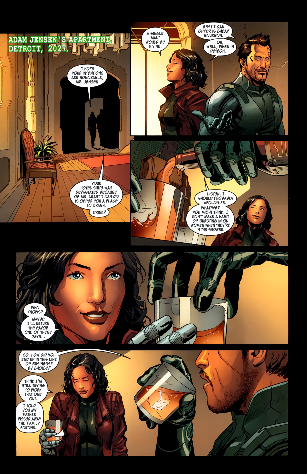 Read online Deus Ex comic -  Issue #4 - 4