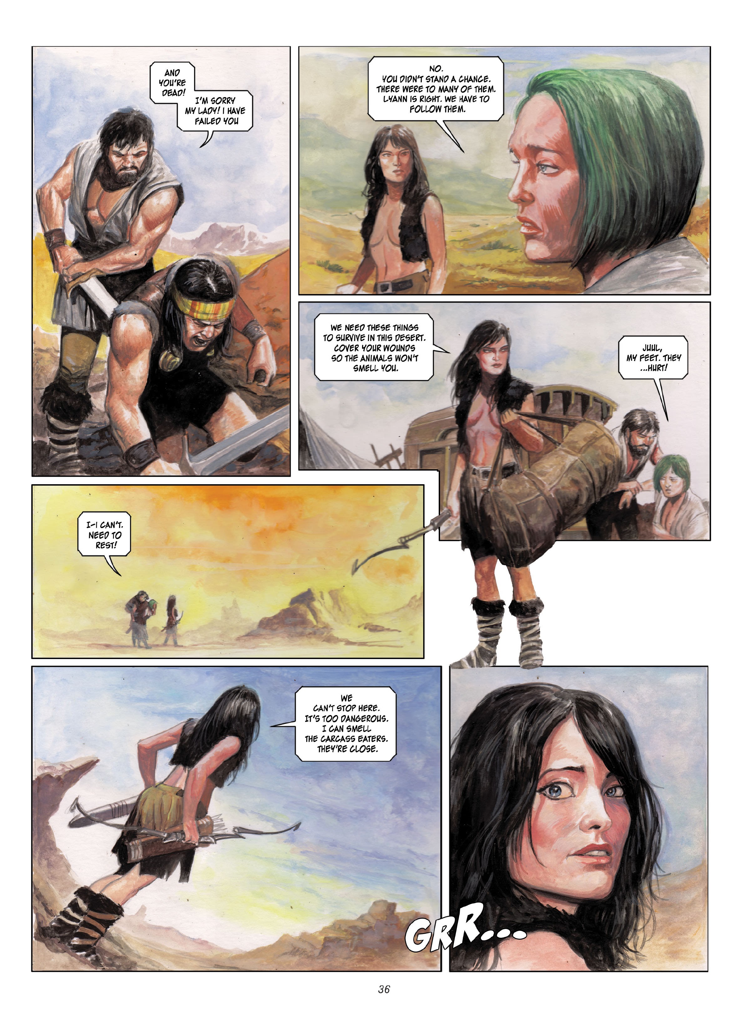 Read online The Lost Tales of Lemuria: The Mountains of Moran comic -  Issue # Full - 36