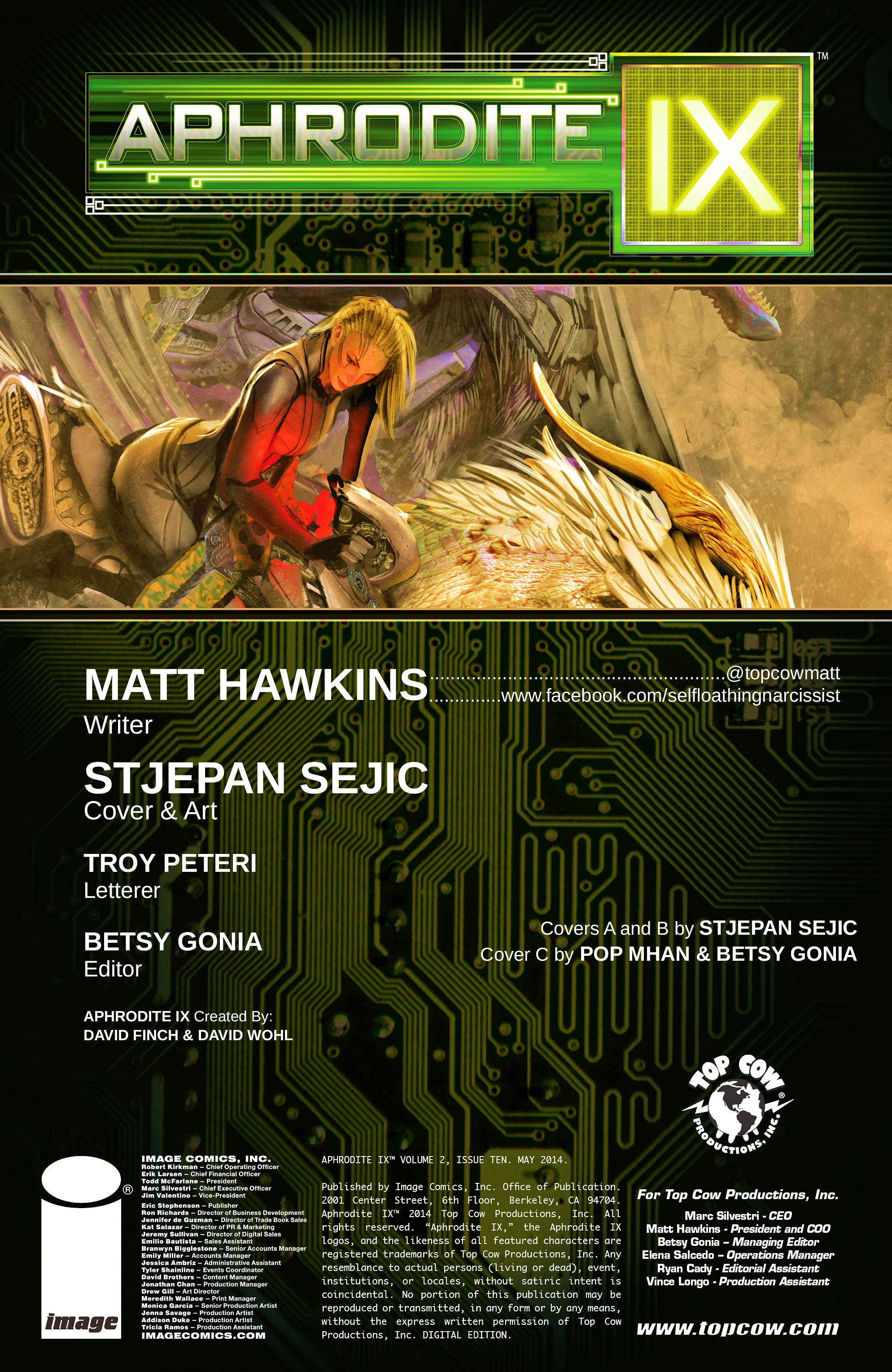 Read online Aphrodite IX (2013) comic -  Issue #10 - 2