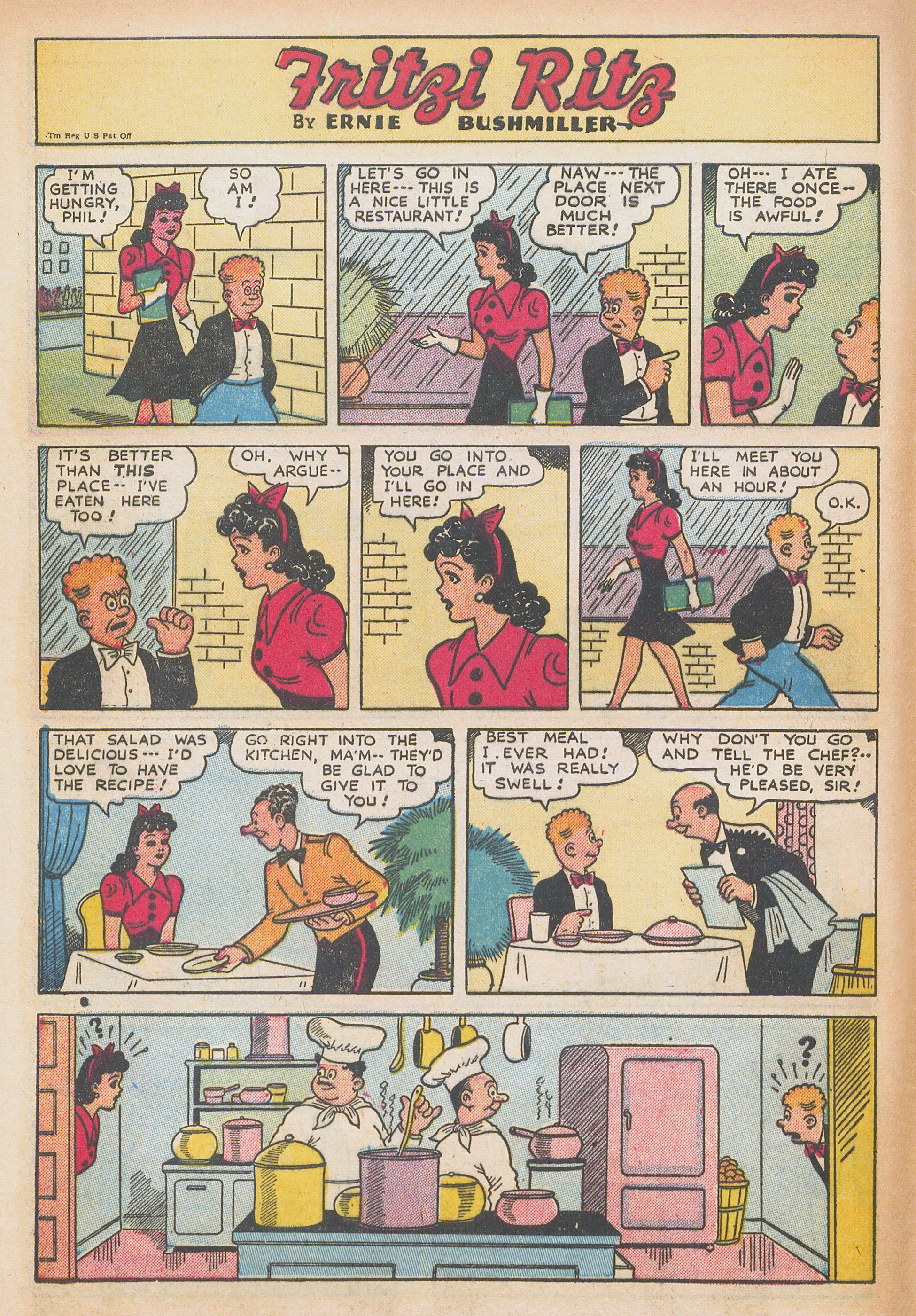 Read online Fritzi Ritz (1953) comic -  Issue #44 - 6