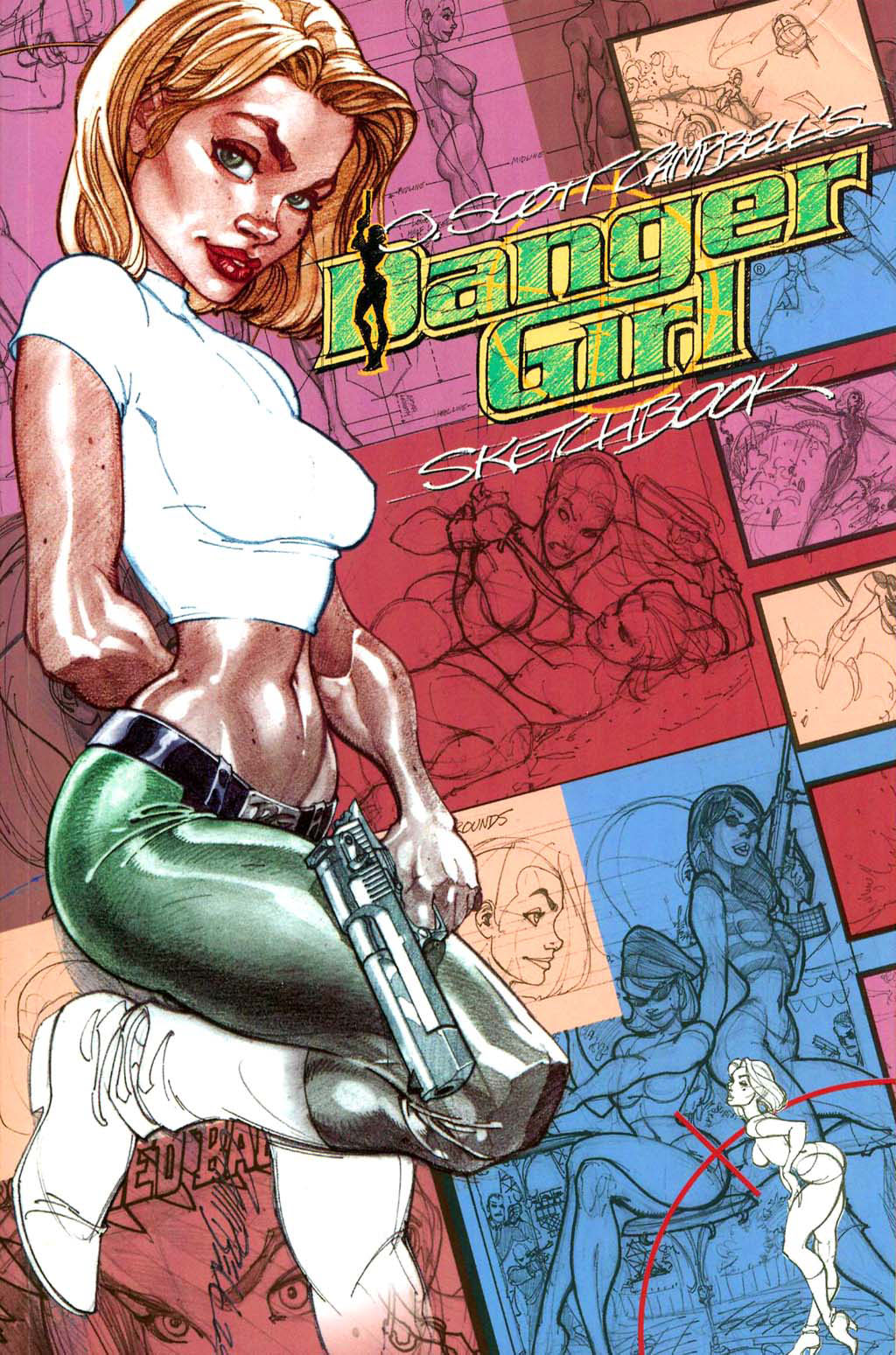 Read online J. Scott Campbell's Danger Girl Sketchbook comic -  Issue # Full - 1