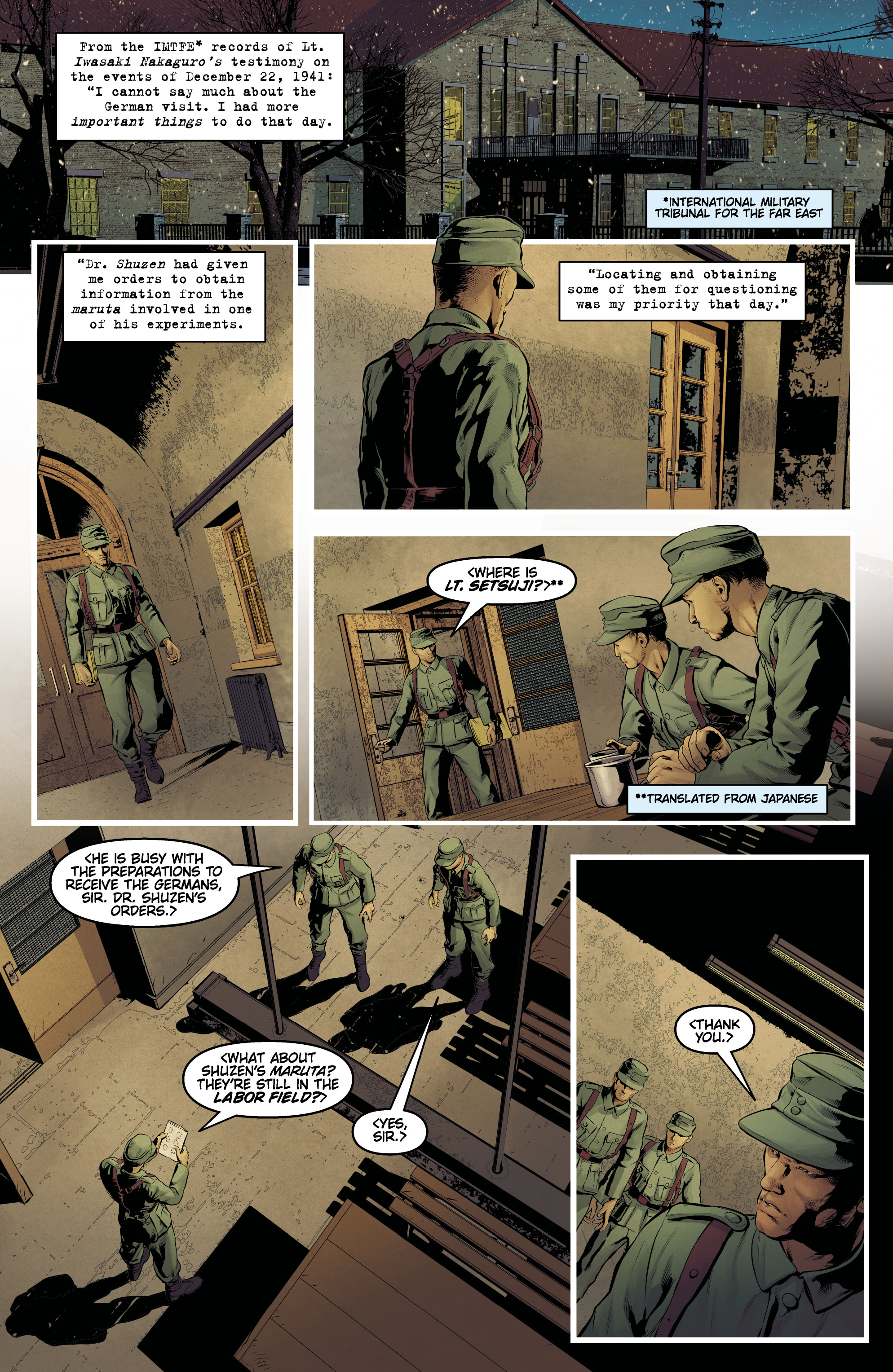 Read online The Collector: Unit 731 comic -  Issue #3 - 4