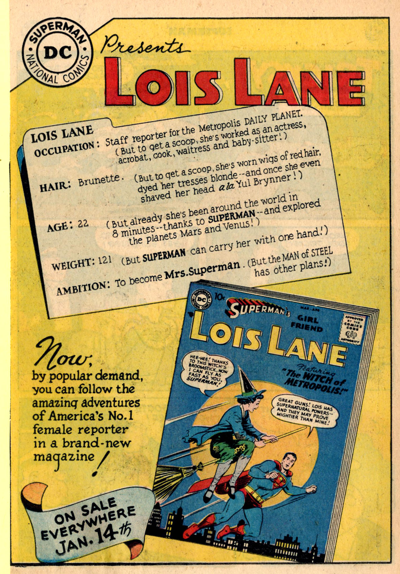 Read online Superman's Girl Friend, Lois Lane comic -  Issue #1 - 37