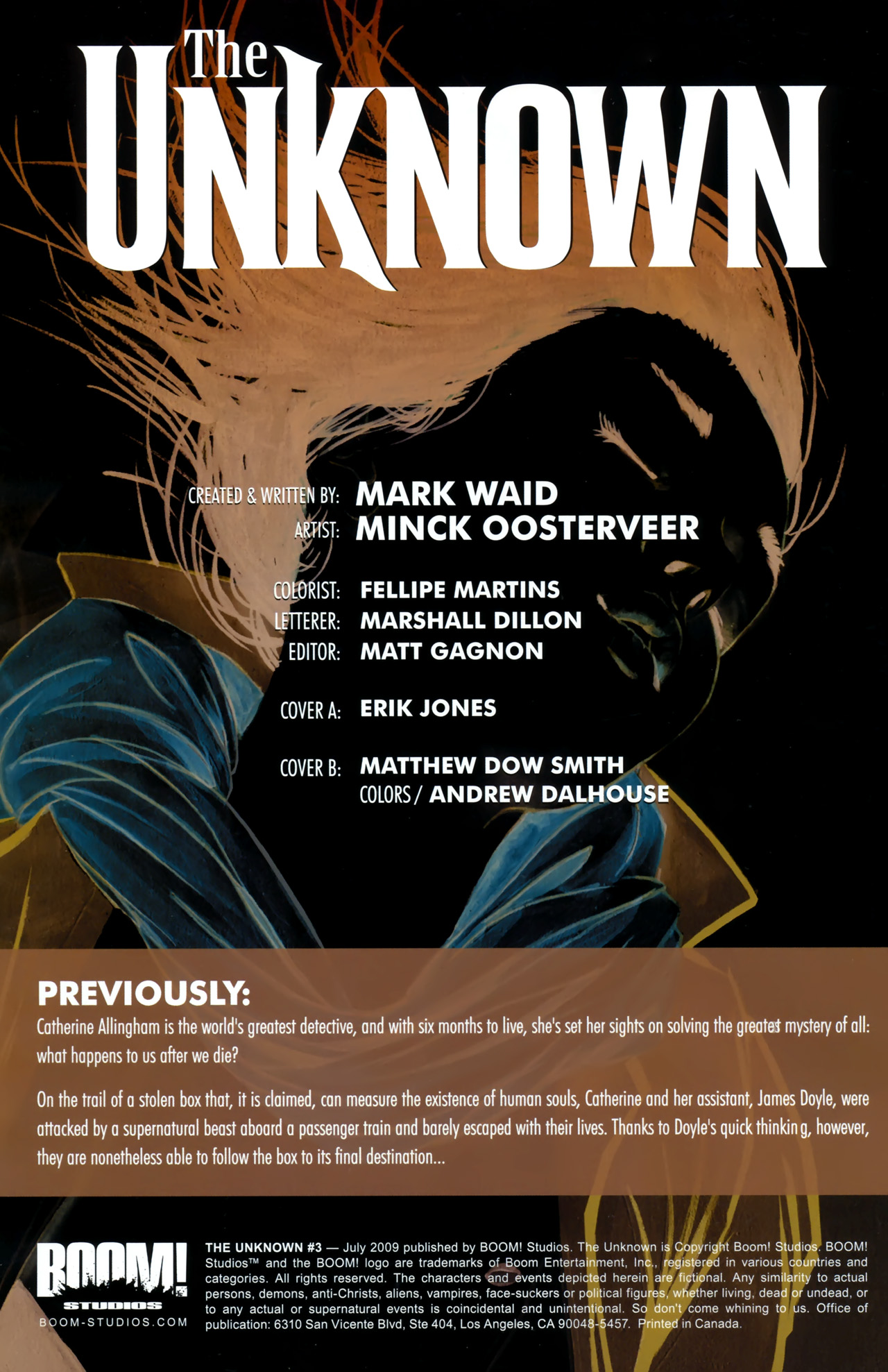 Read online The Unknown comic -  Issue #3 - 2