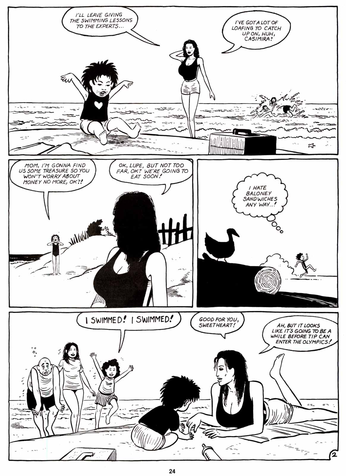 Read online Love and Rockets (1982) comic -  Issue #8 - 26