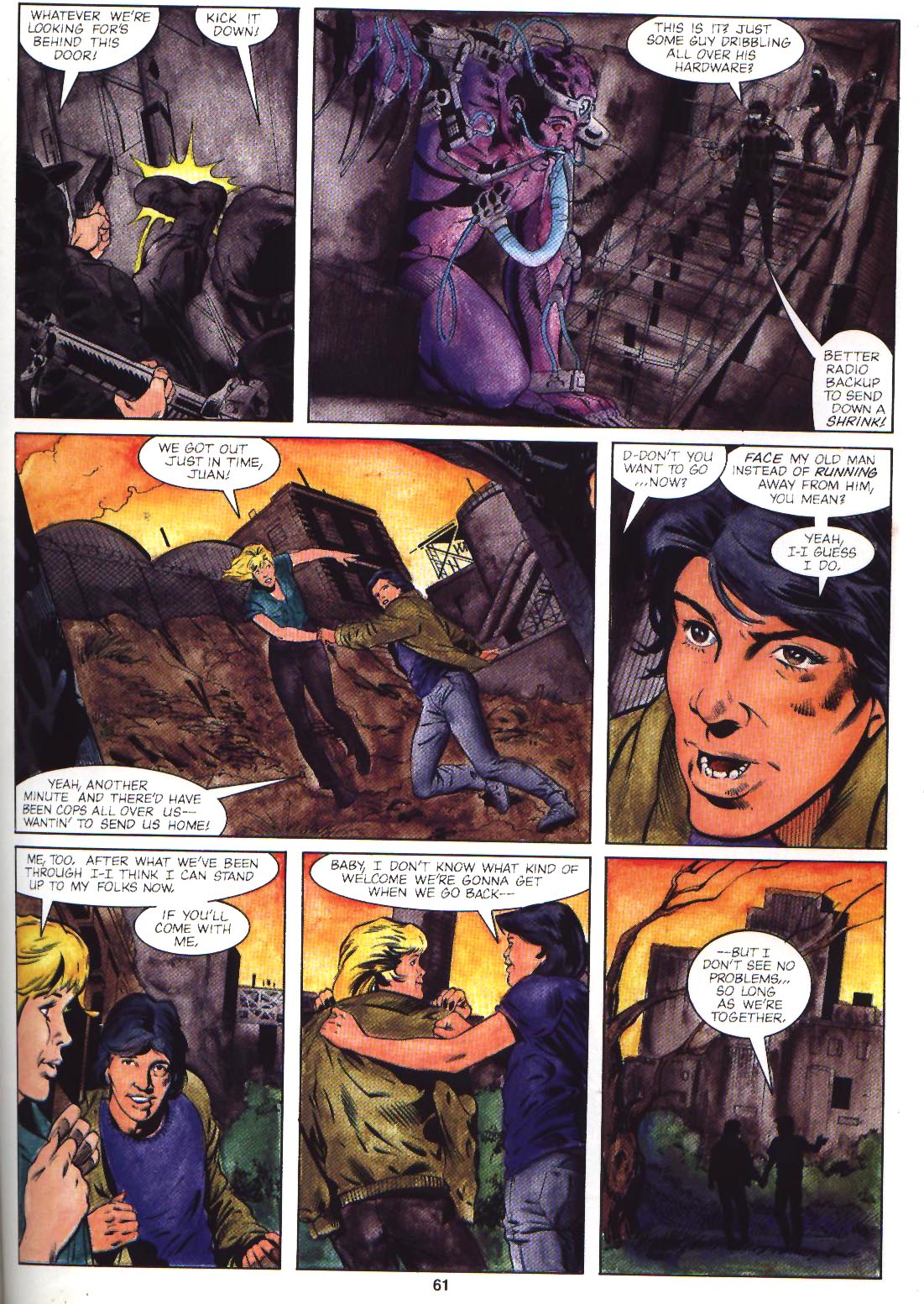 Read online Marvel Graphic Novel: Cloak and Dagger and Power Pack: Shelter From The Storm comic -  Issue # TPB - 62