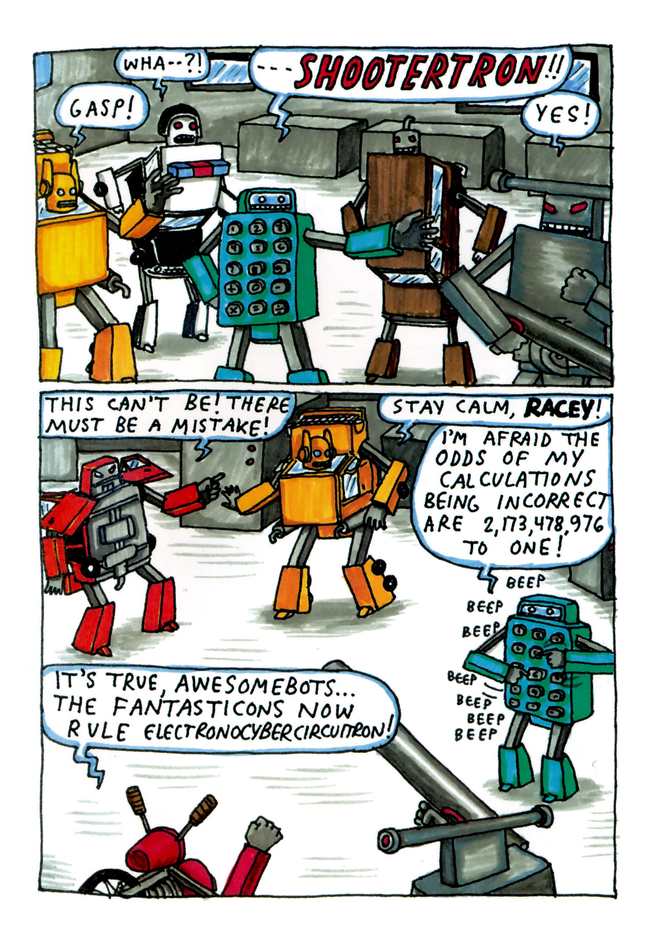 Read online Incredible Change-Bots comic -  Issue # TPB 1 - 13