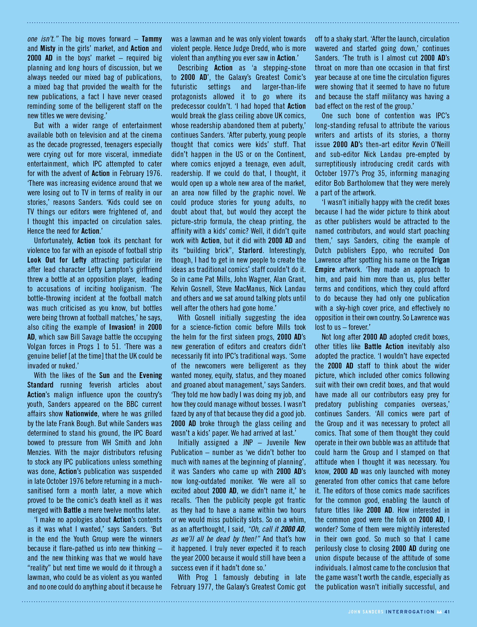 Read online Judge Dredd Megazine (Vol. 5) comic -  Issue #428 - 41