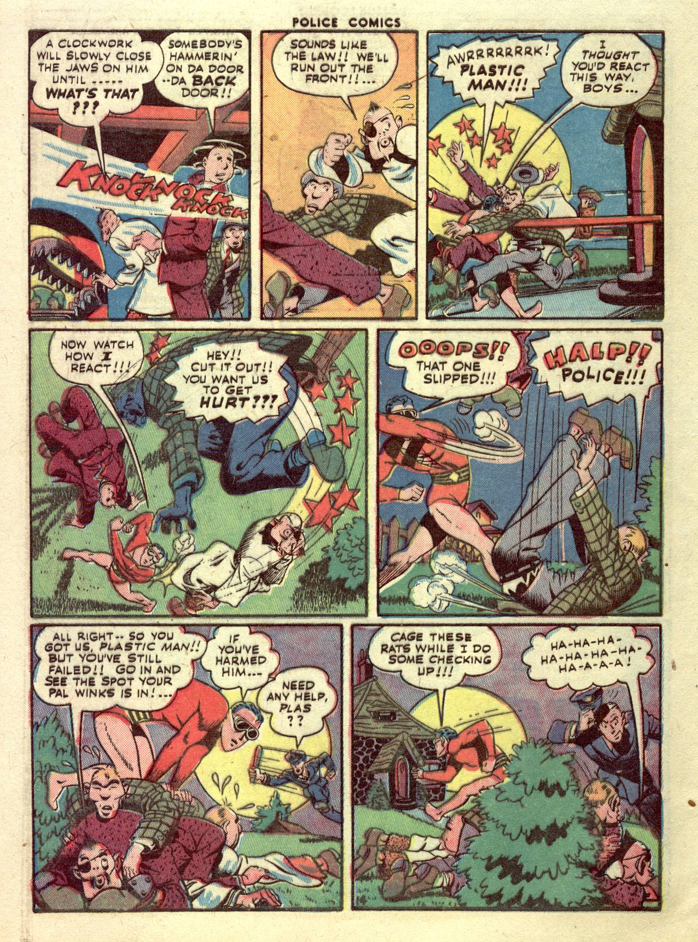 Read online Police Comics comic -  Issue #31 - 16