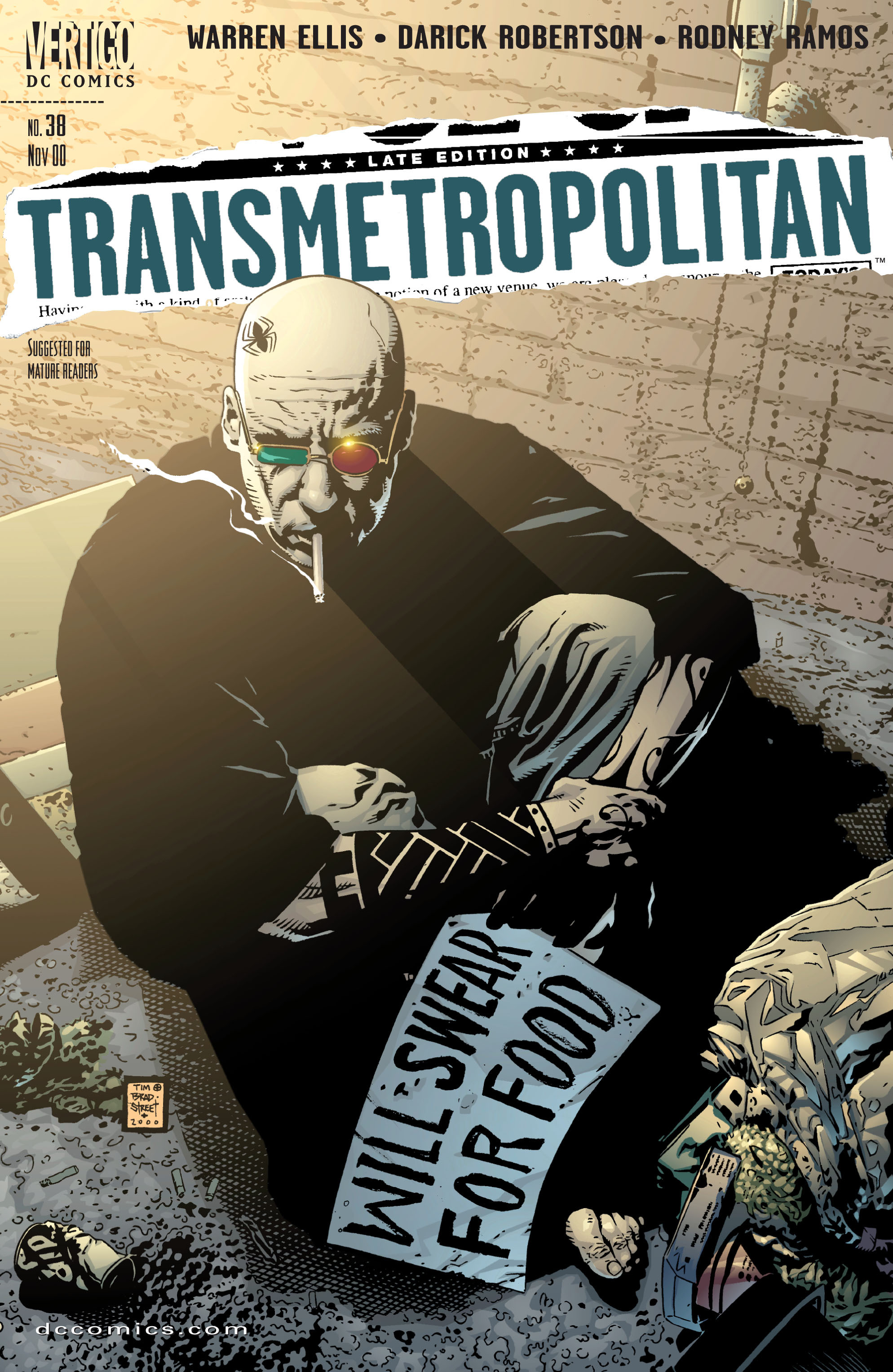 Read online Transmetropolitan comic -  Issue #38 - 1