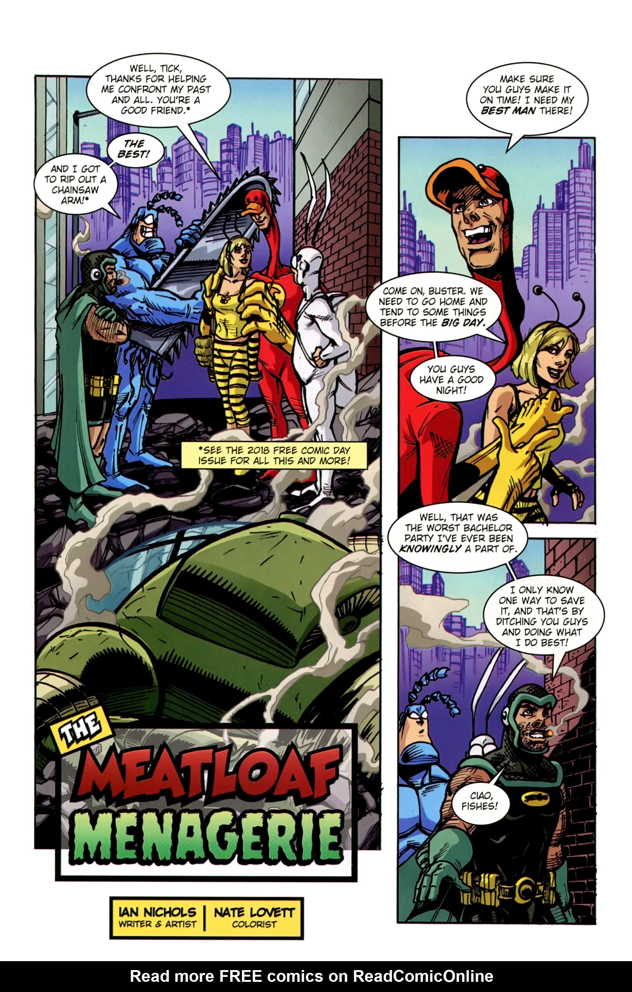 Read online Free Comic Book Day 2019 comic -  Issue # The Tick - 3