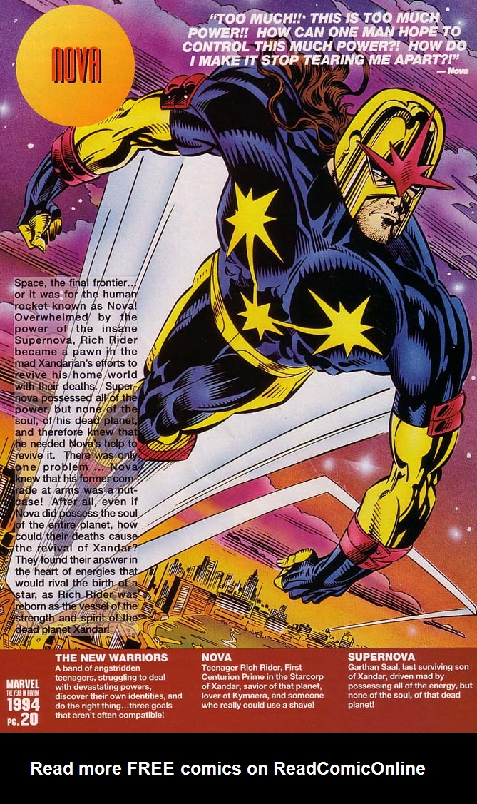 Read online Marvel: The Year-in-Review comic -  Issue #6 - 16
