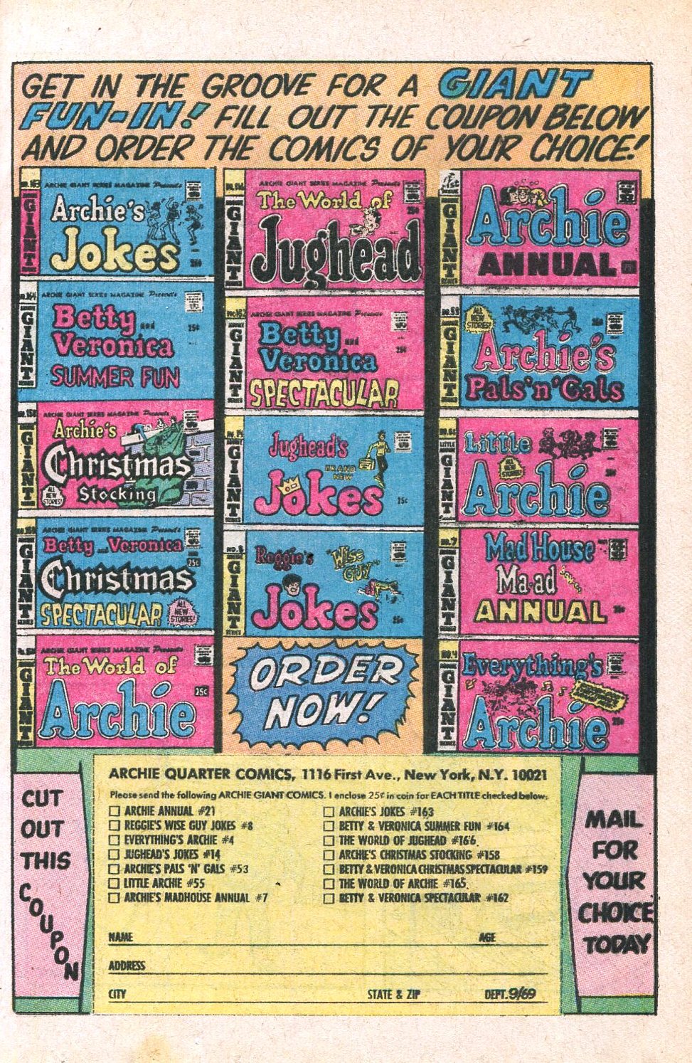 Read online Archie Giant Series Magazine comic -  Issue #166 - 9