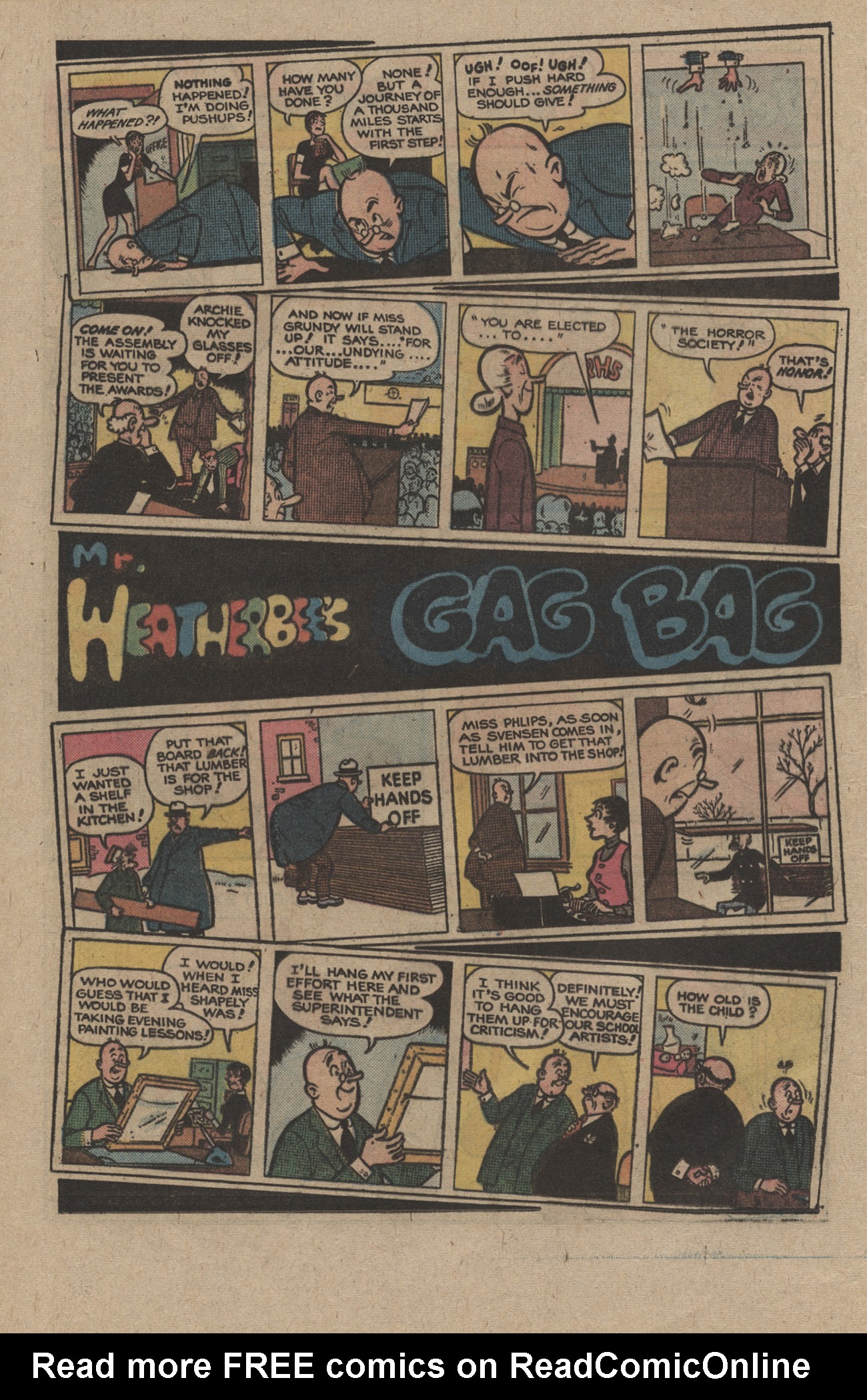 Read online Archie's Joke Book Magazine comic -  Issue #205 - 16