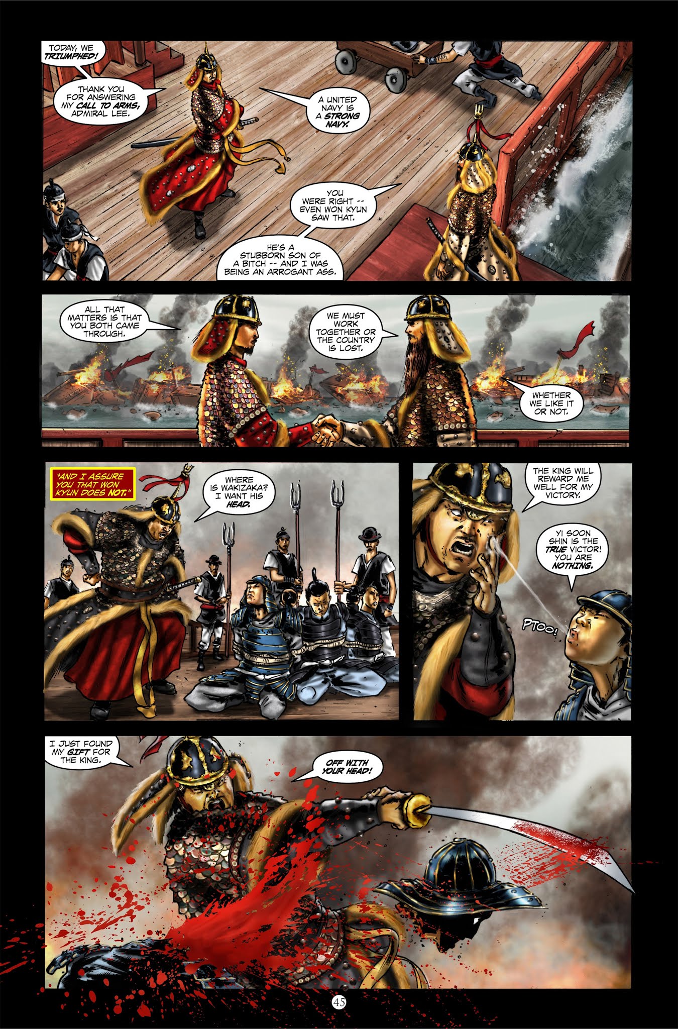 Read online Yi Soon Shin: Warrior and Defender comic -  Issue # TPB (Part 2) - 36