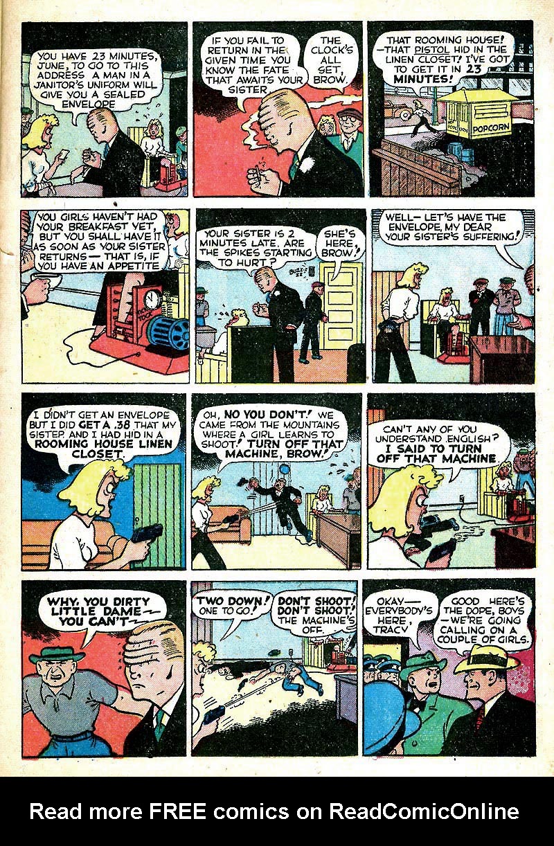 Read online Dick Tracy comic -  Issue #28 - 19