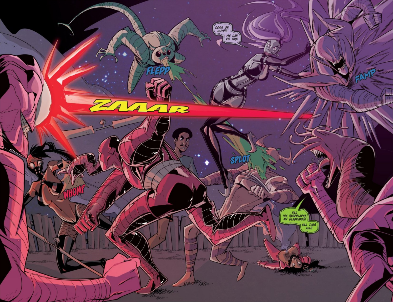Read online Vampblade Season 4 comic -  Issue #7 - 17