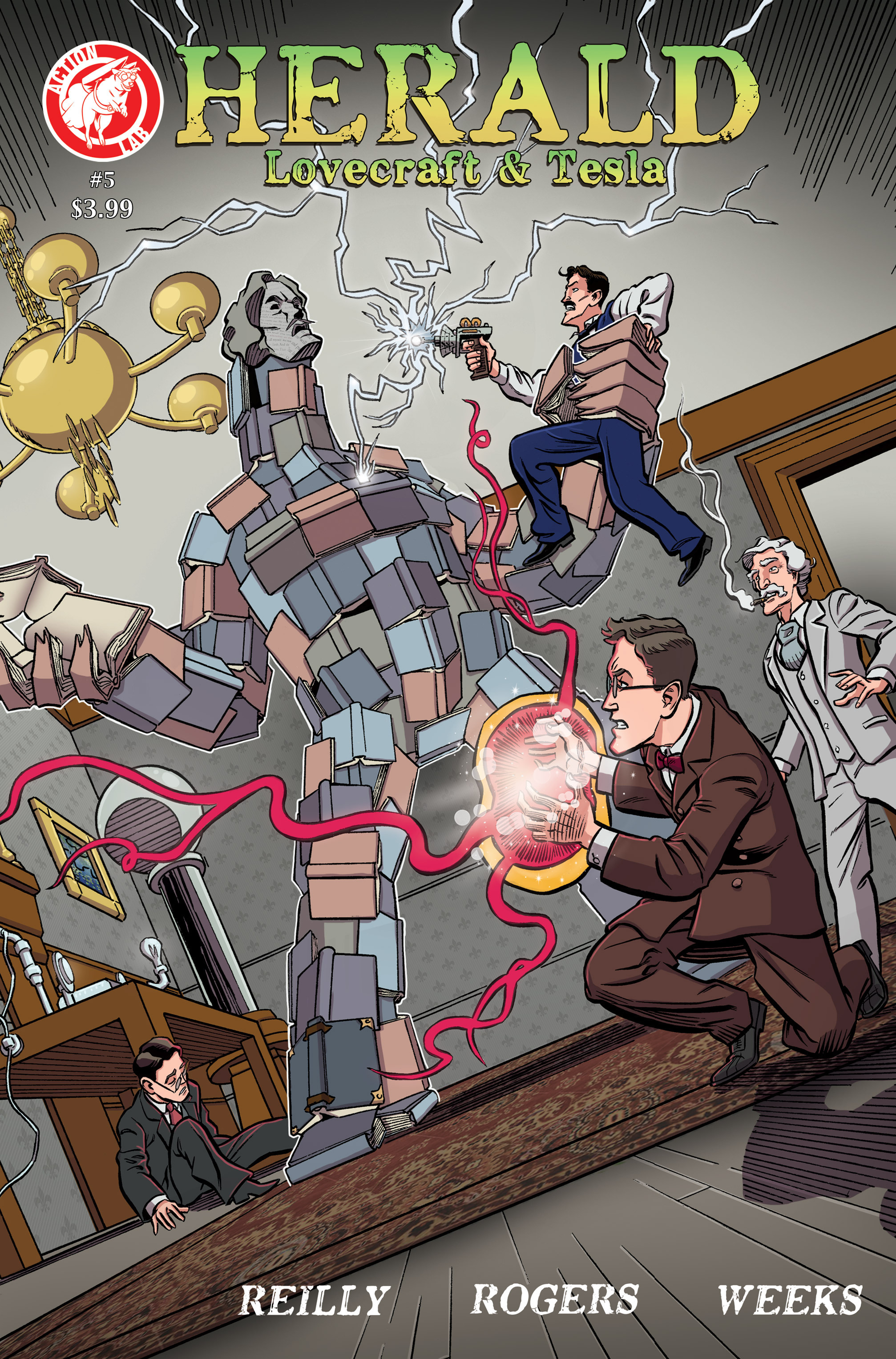 Read online Herald: Lovecraft and Tesla comic -  Issue #5 - 1
