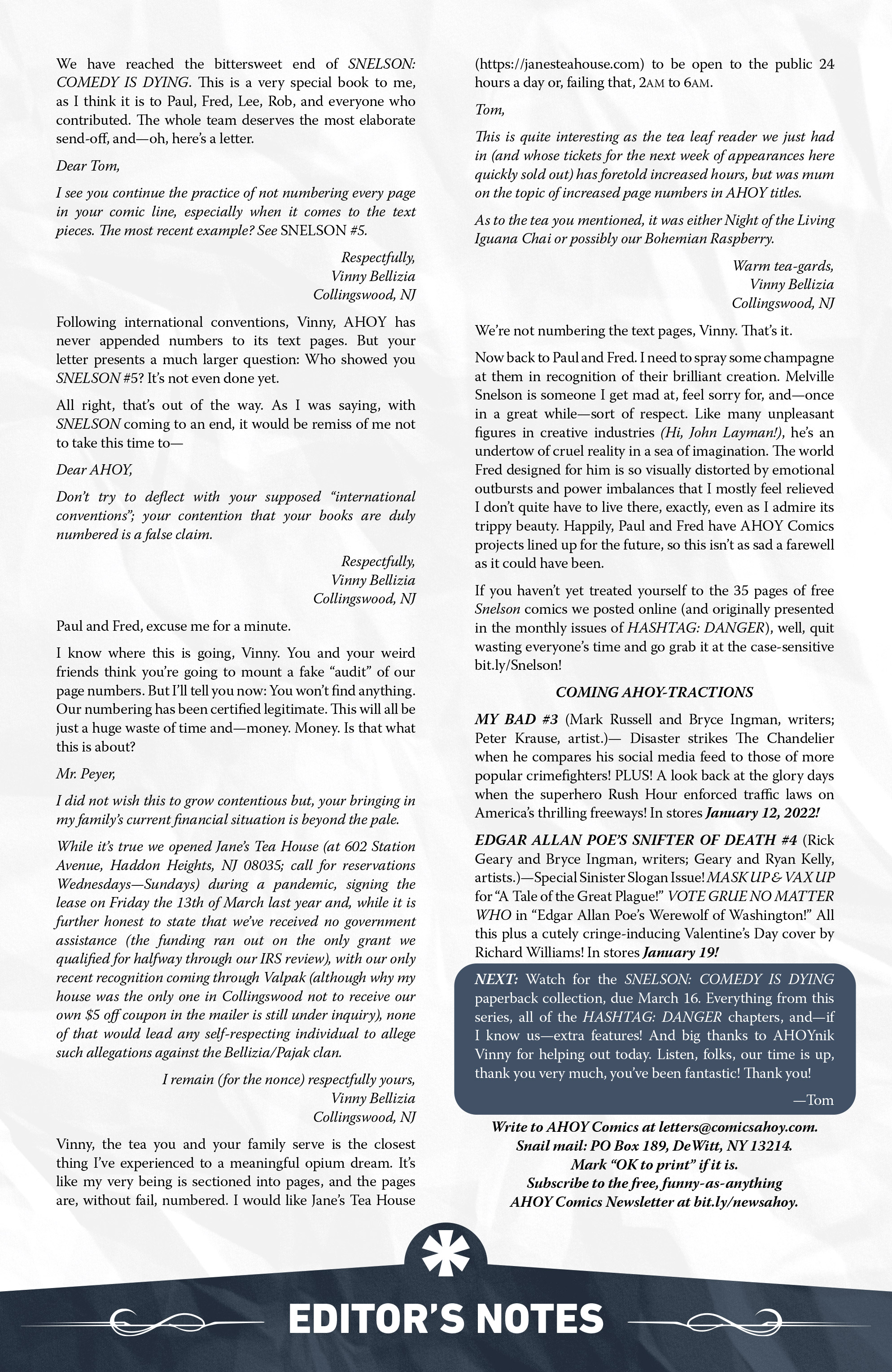 Read online Snelson comic -  Issue #5 - 23