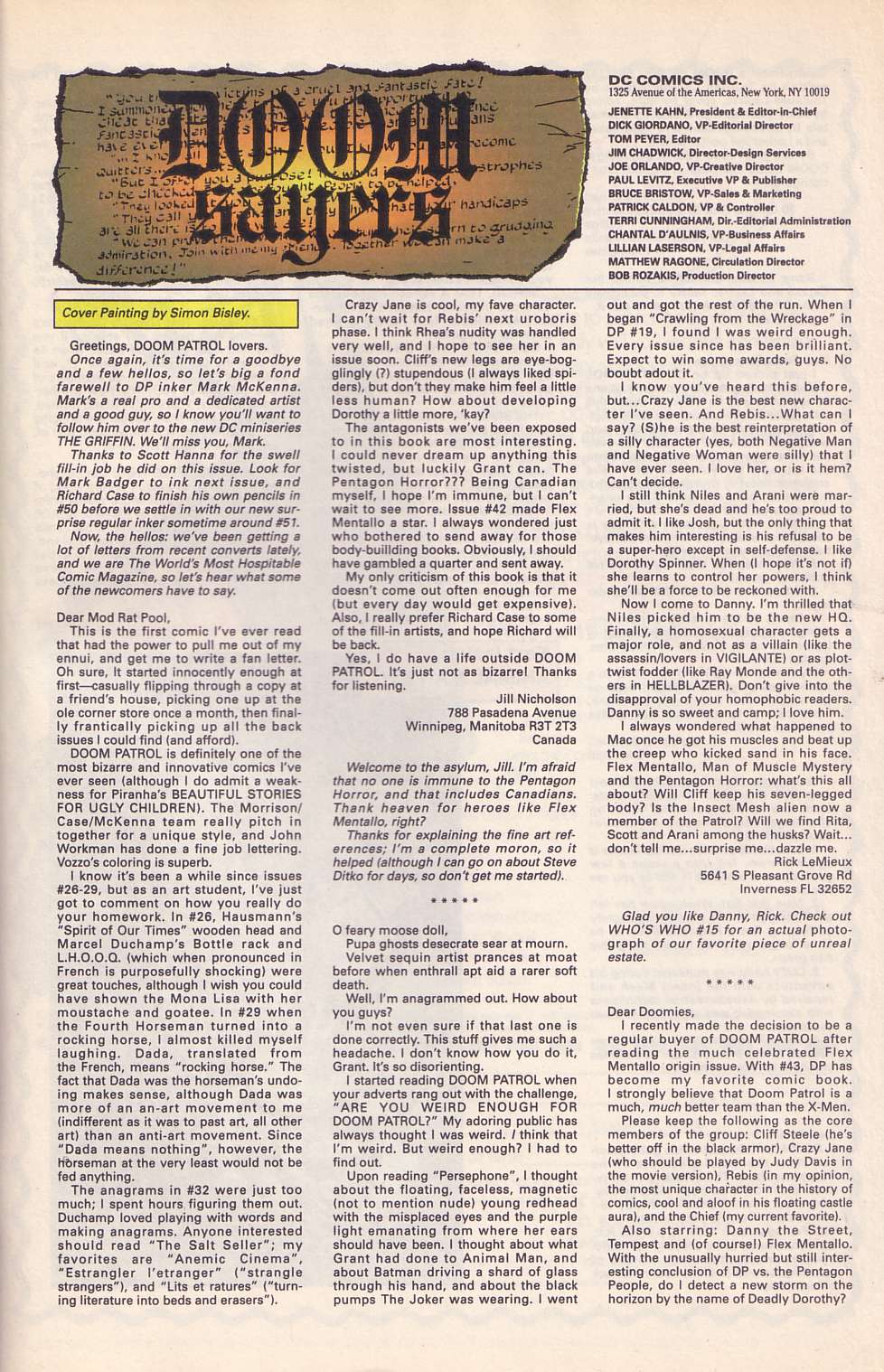 Read online Doom Patrol (1987) comic -  Issue #48 - 26