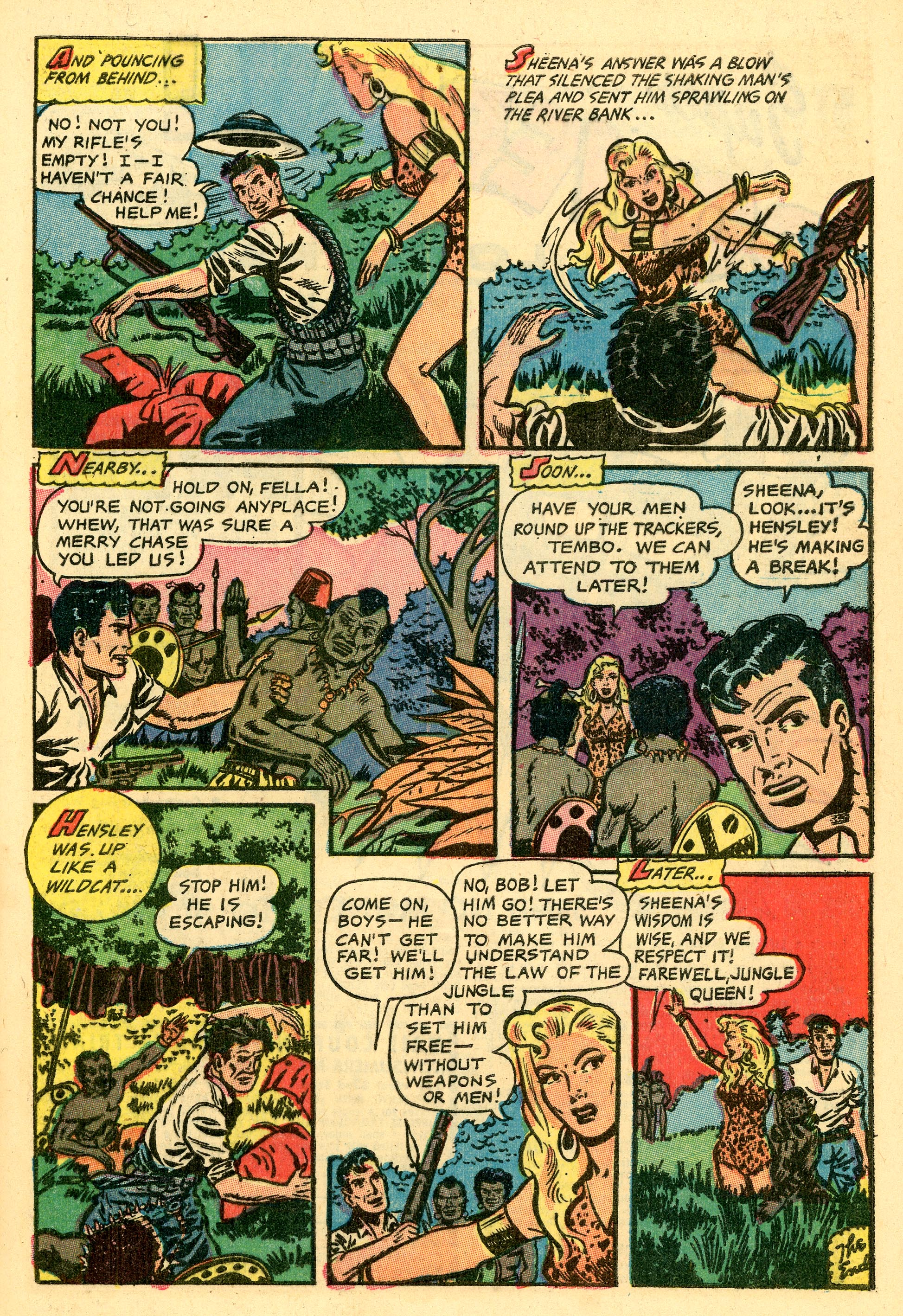 Read online Sheena, Queen of the Jungle (1942) comic -  Issue #17 - 33