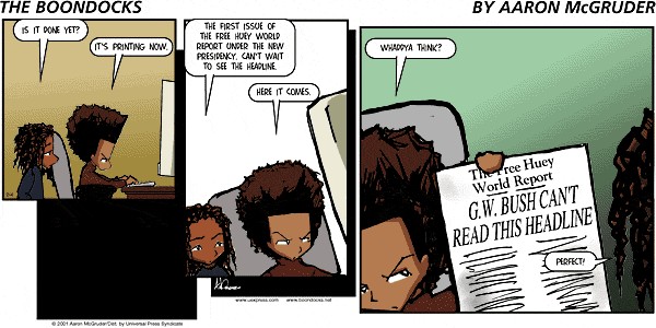Read online The Boondocks Collection comic -  Issue # Year 2001 - 35