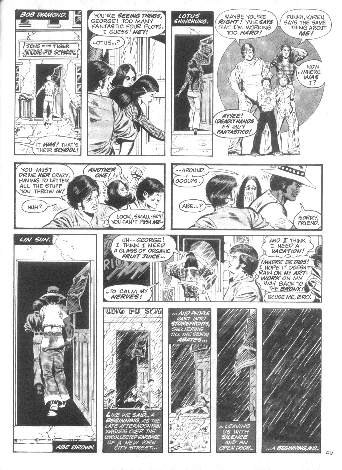 Read online The Deadly Hands of Kung Fu comic -  Issue #19 - 42