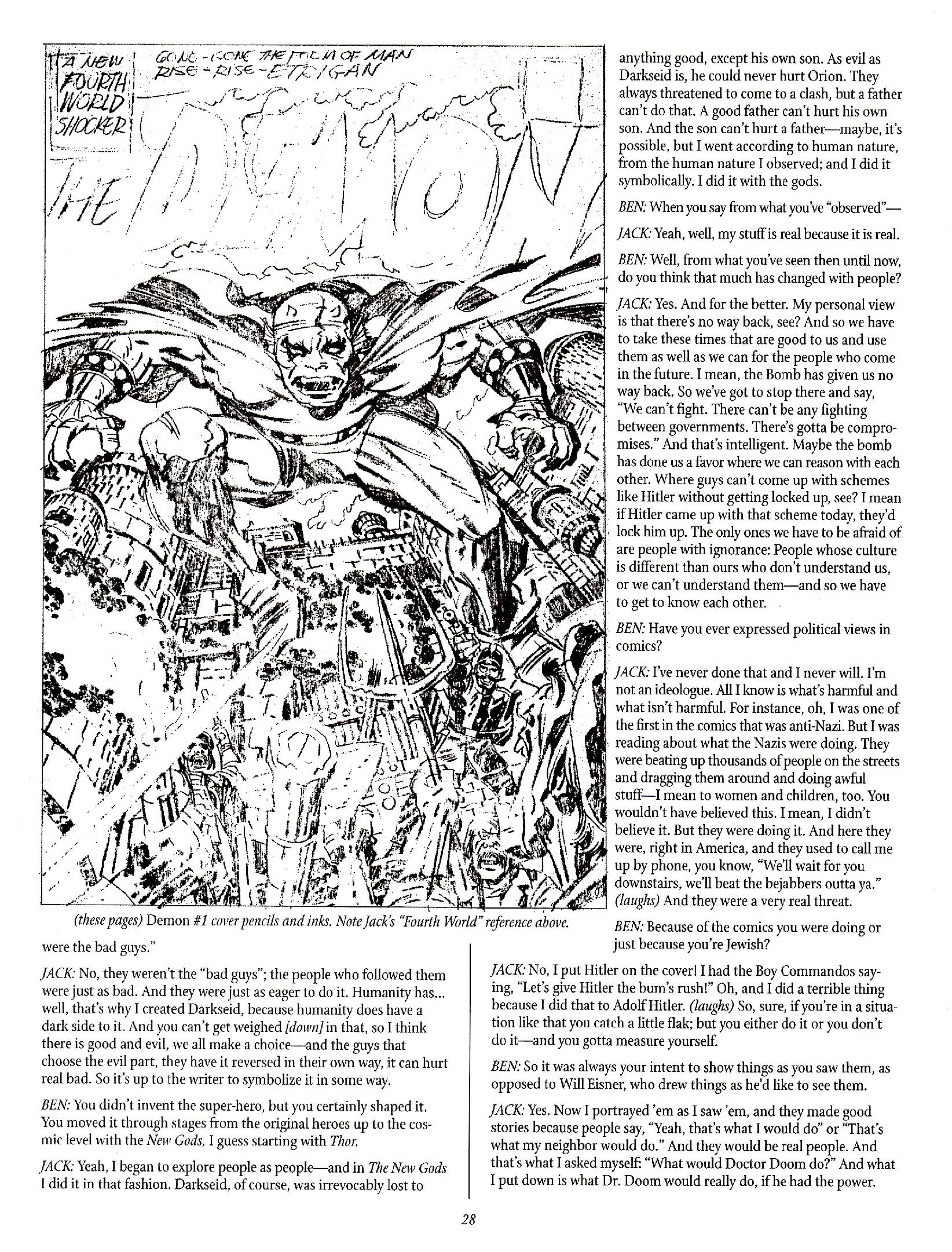 Read online The Jack Kirby Collector comic -  Issue #23 - 27