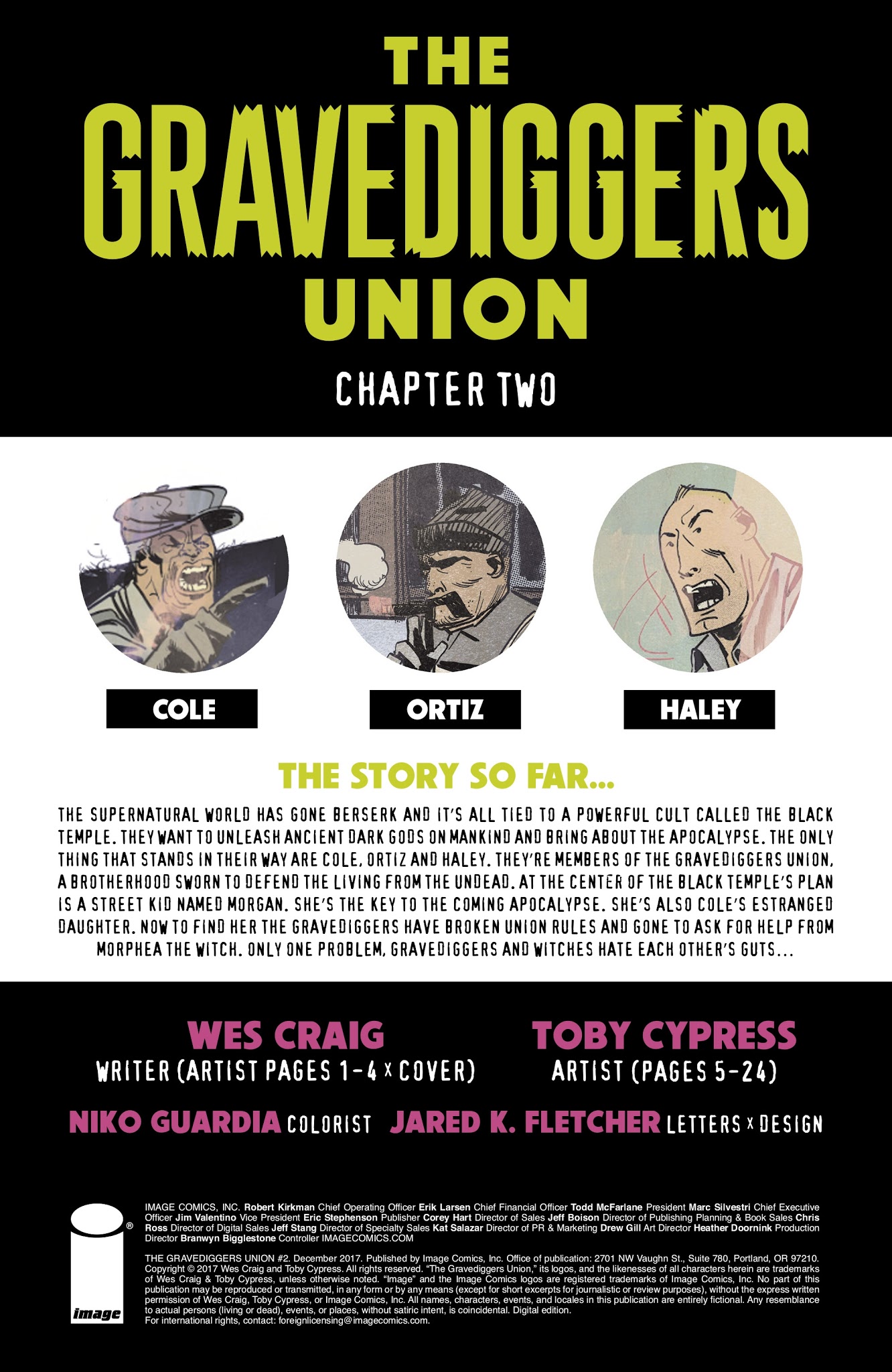 Read online The Gravediggers Union comic -  Issue #2 - 2