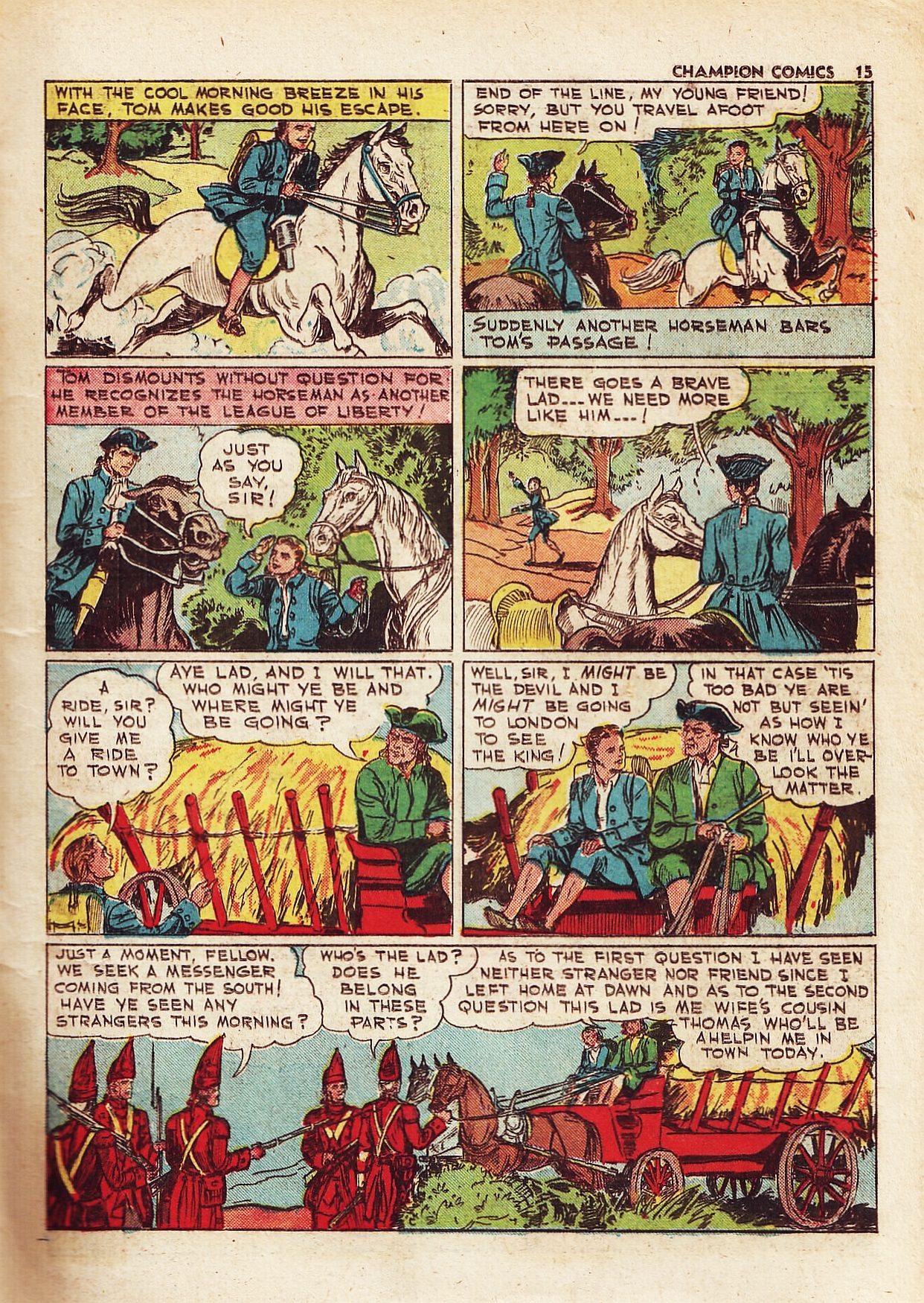 Read online Champion Comics comic -  Issue #6 - 17