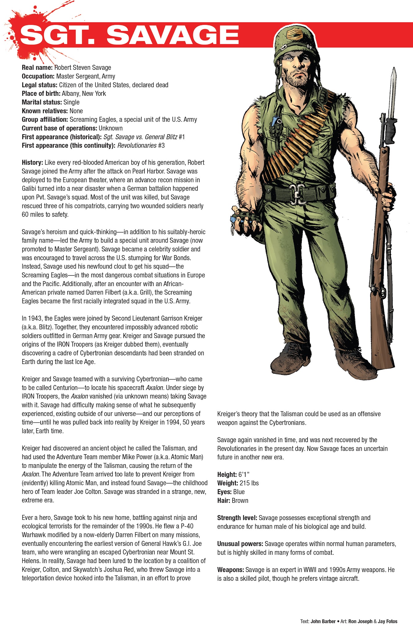 Read online Hasbro Heroes Sourcebook comic -  Issue #3 - 12