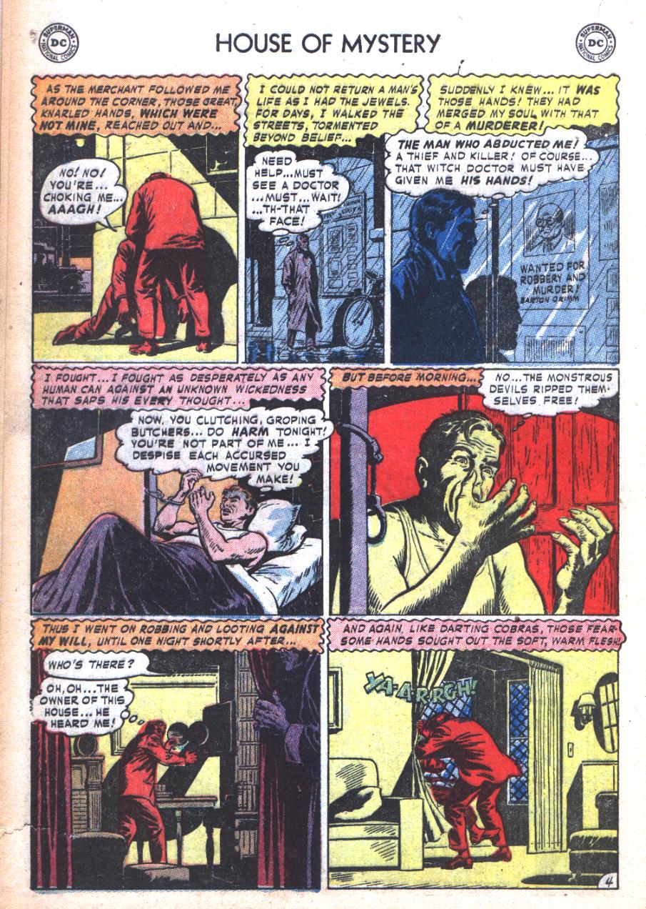 Read online House of Mystery (1951) comic -  Issue #5 - 6