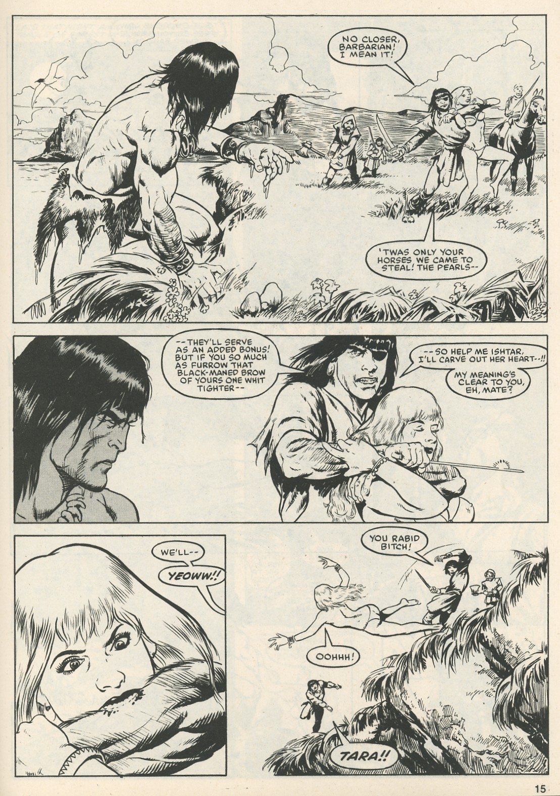 Read online The Savage Sword Of Conan comic -  Issue #111 - 15
