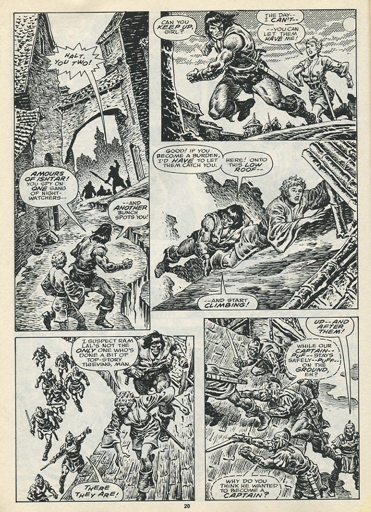Read online The Savage Sword Of Conan comic -  Issue #197 - 22