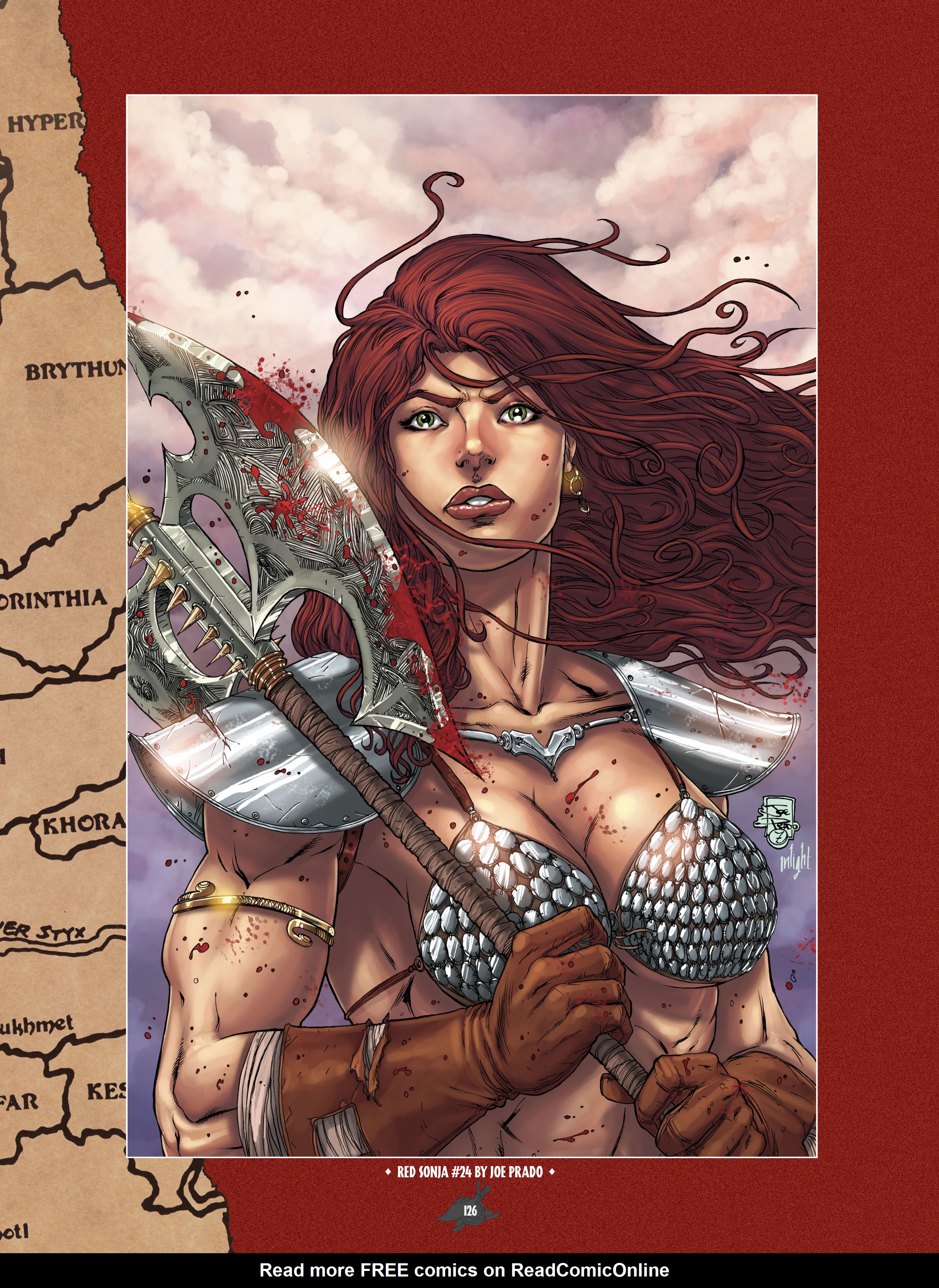 Read online The Art of Red Sonja comic -  Issue # TPB 1 (Part 2) - 25