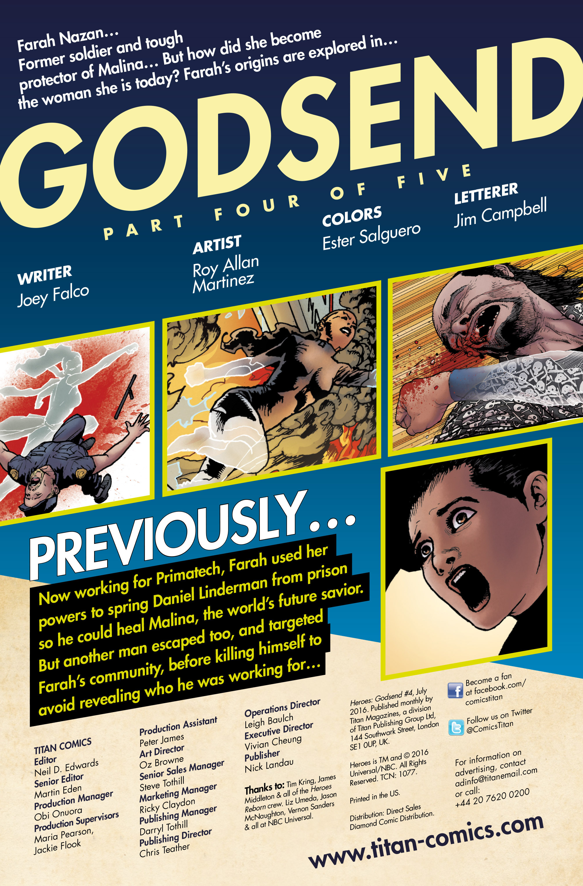 Read online Heroes Godsend comic -  Issue #4 - 2