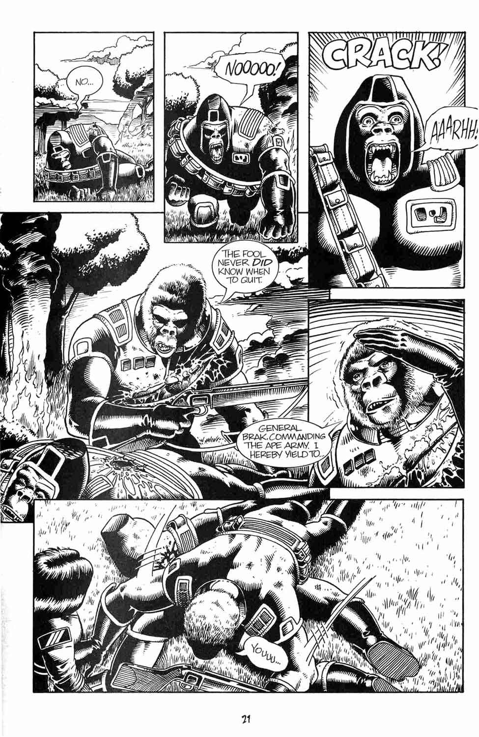 Read online Planet of the Apes: The Forbidden Zone comic -  Issue #4 - 23