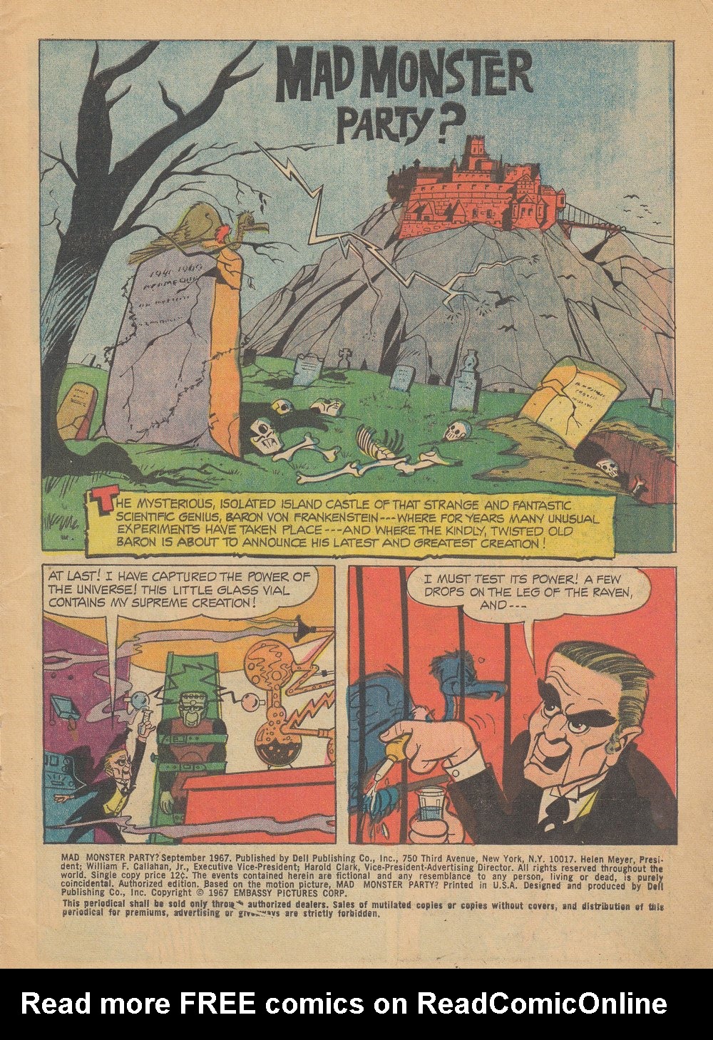 Read online Mad Monster Party comic -  Issue # Full - 3