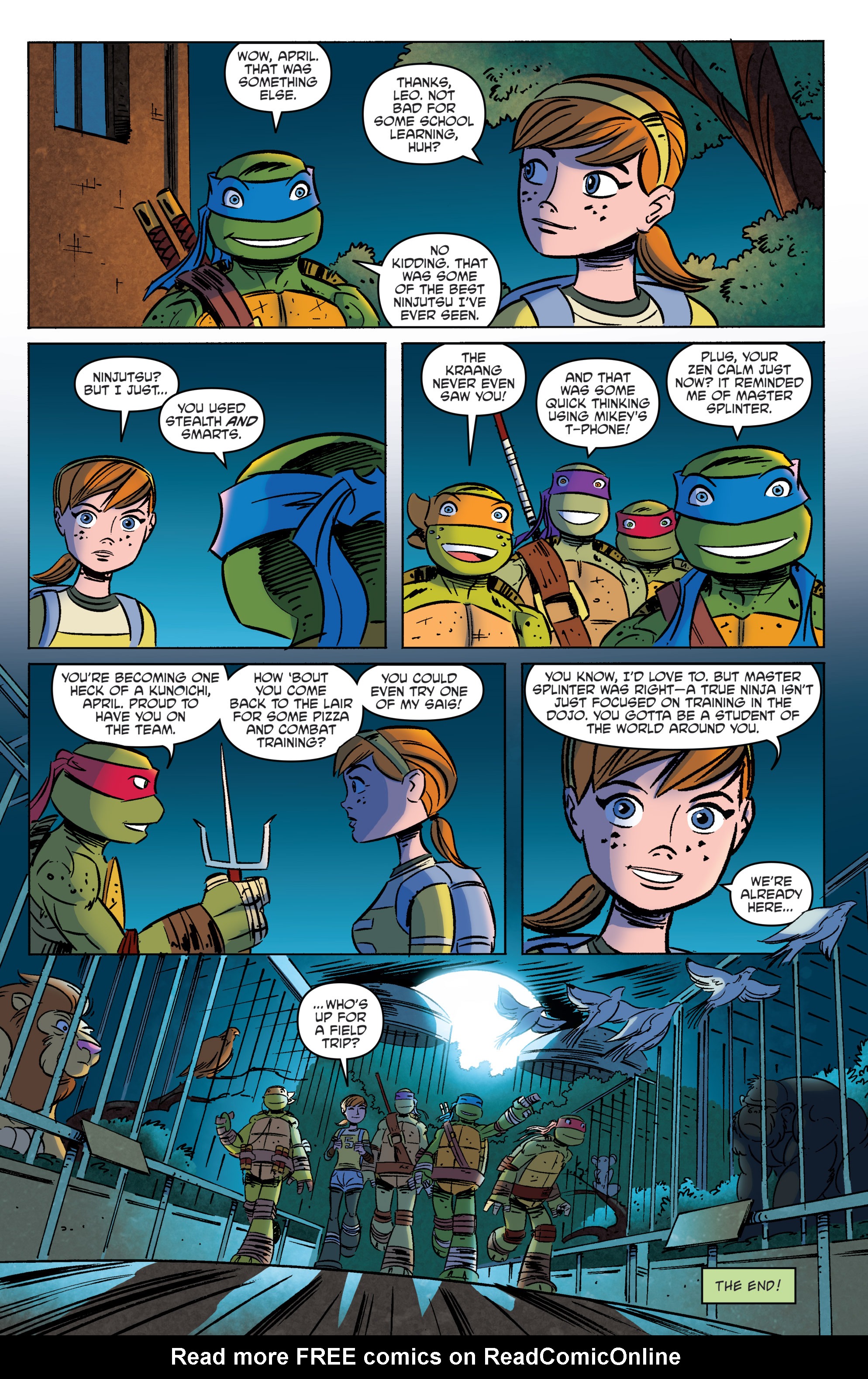 Read online Teenage Mutant Ninja Turtles New Animated Adventures comic -  Issue #13 - 14