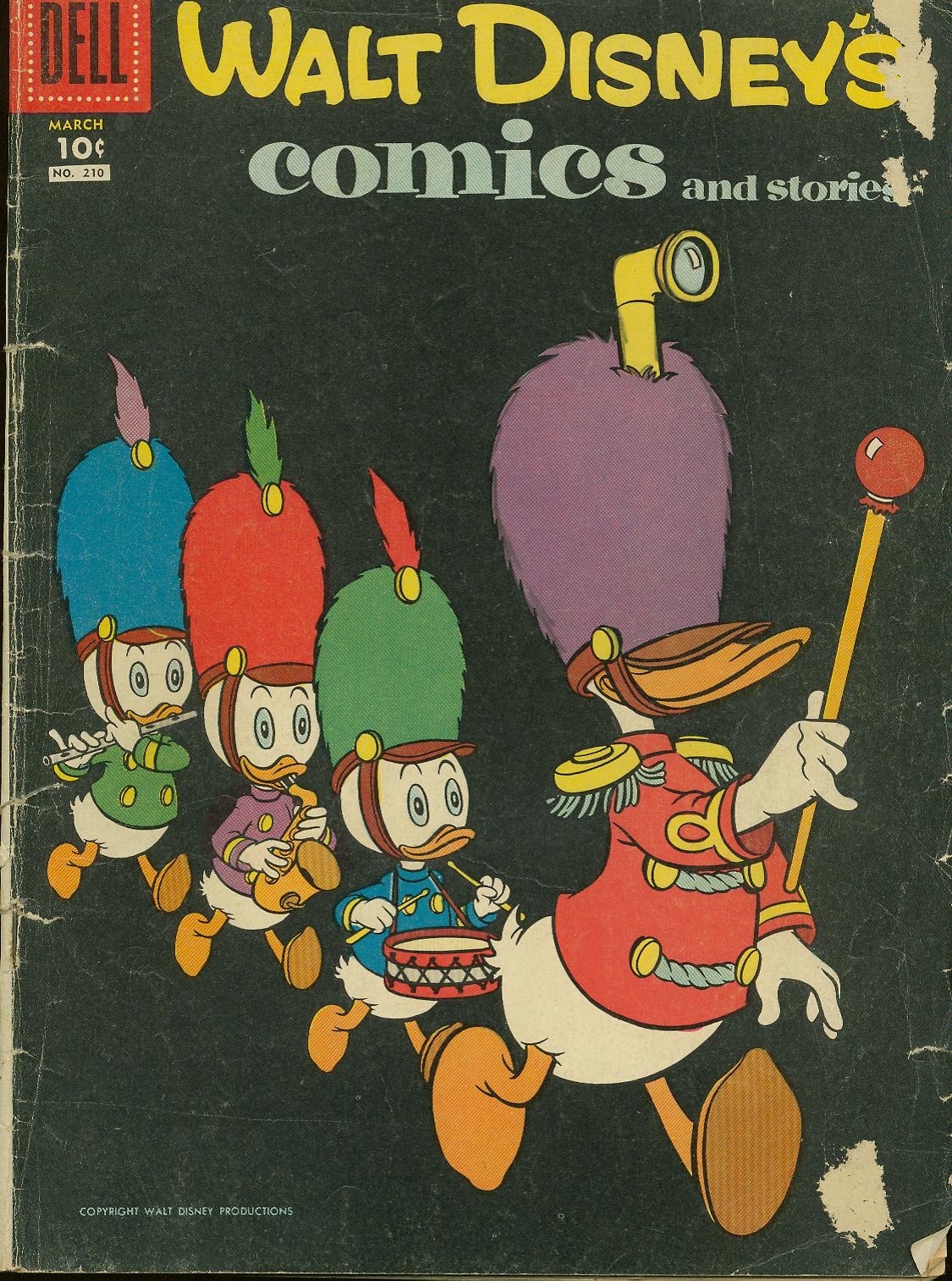 Read online Walt Disney's Comics and Stories comic -  Issue #210 - 1