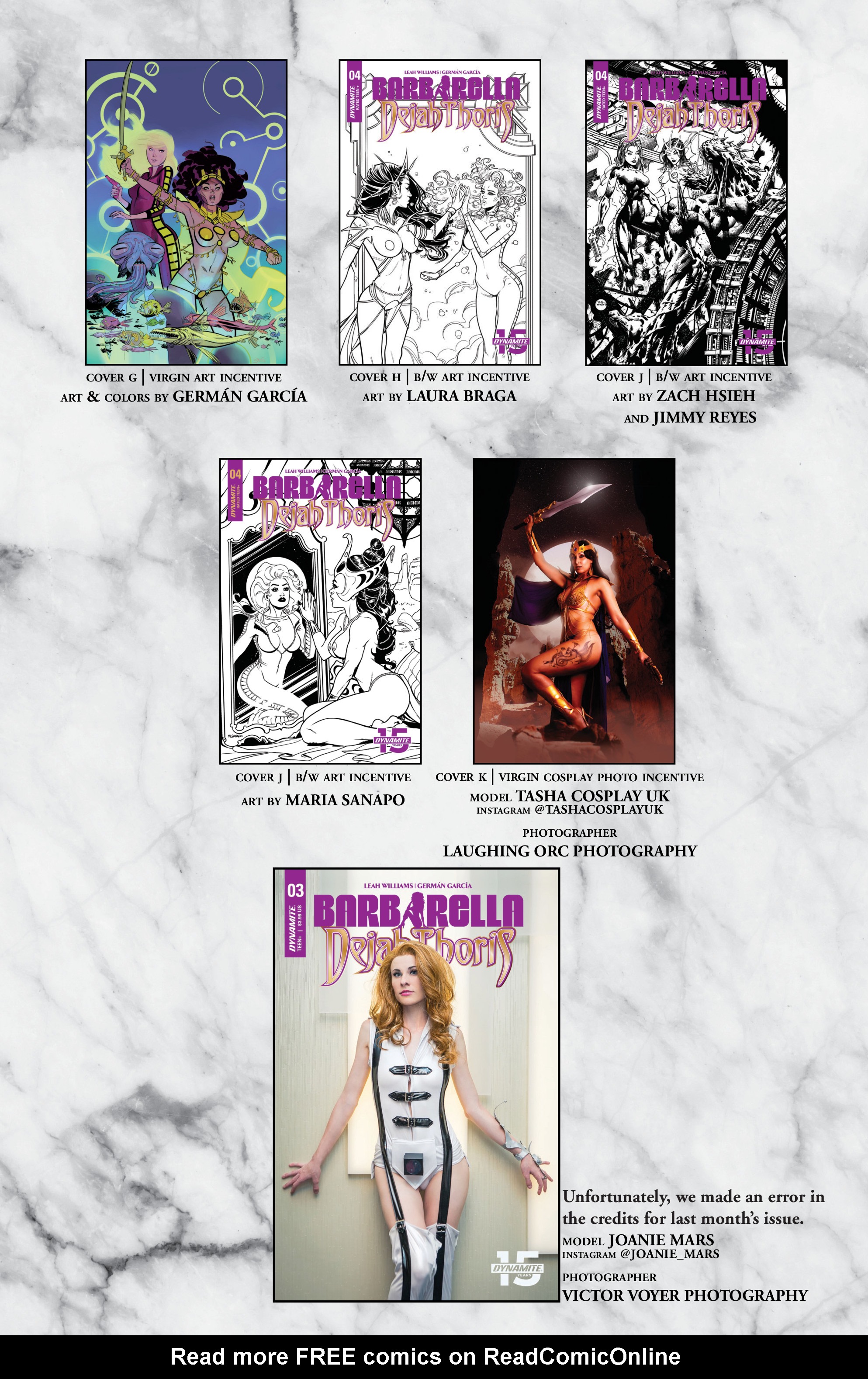 Read online Barbarella/Dejah Thoris comic -  Issue #4 - 28