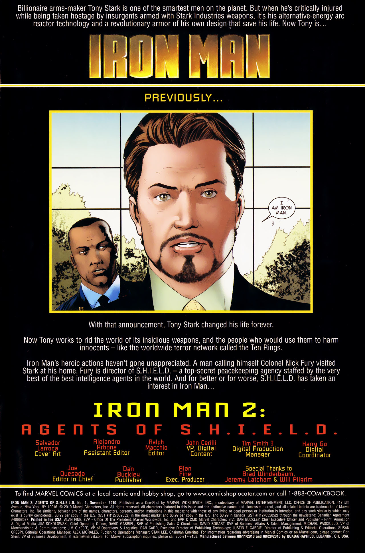 Read online Iron Man 2: Agents of S.H.I.E.L.D. comic -  Issue # Full - 3